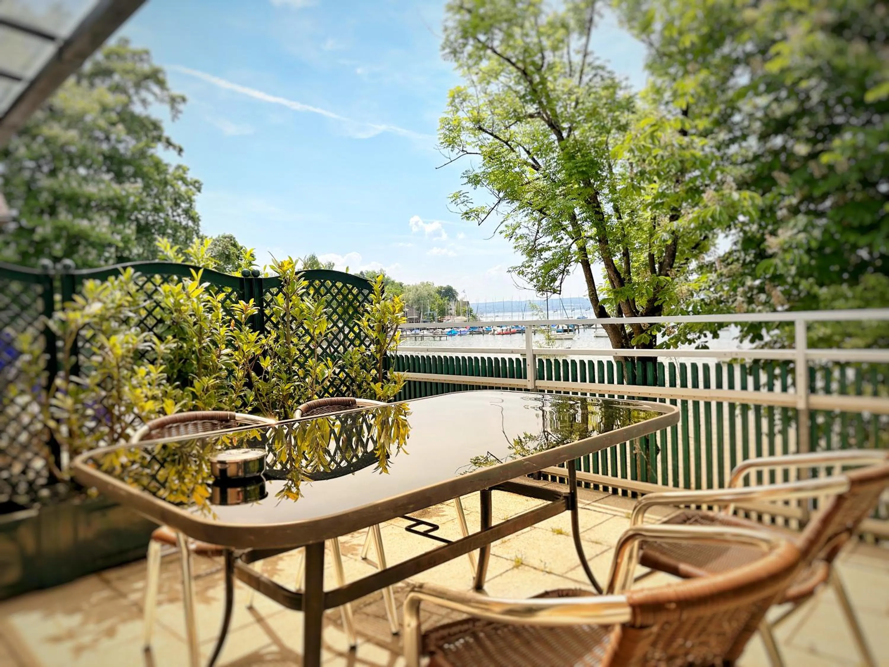 Balcony/Terrace in Seespitz Gästehaus
