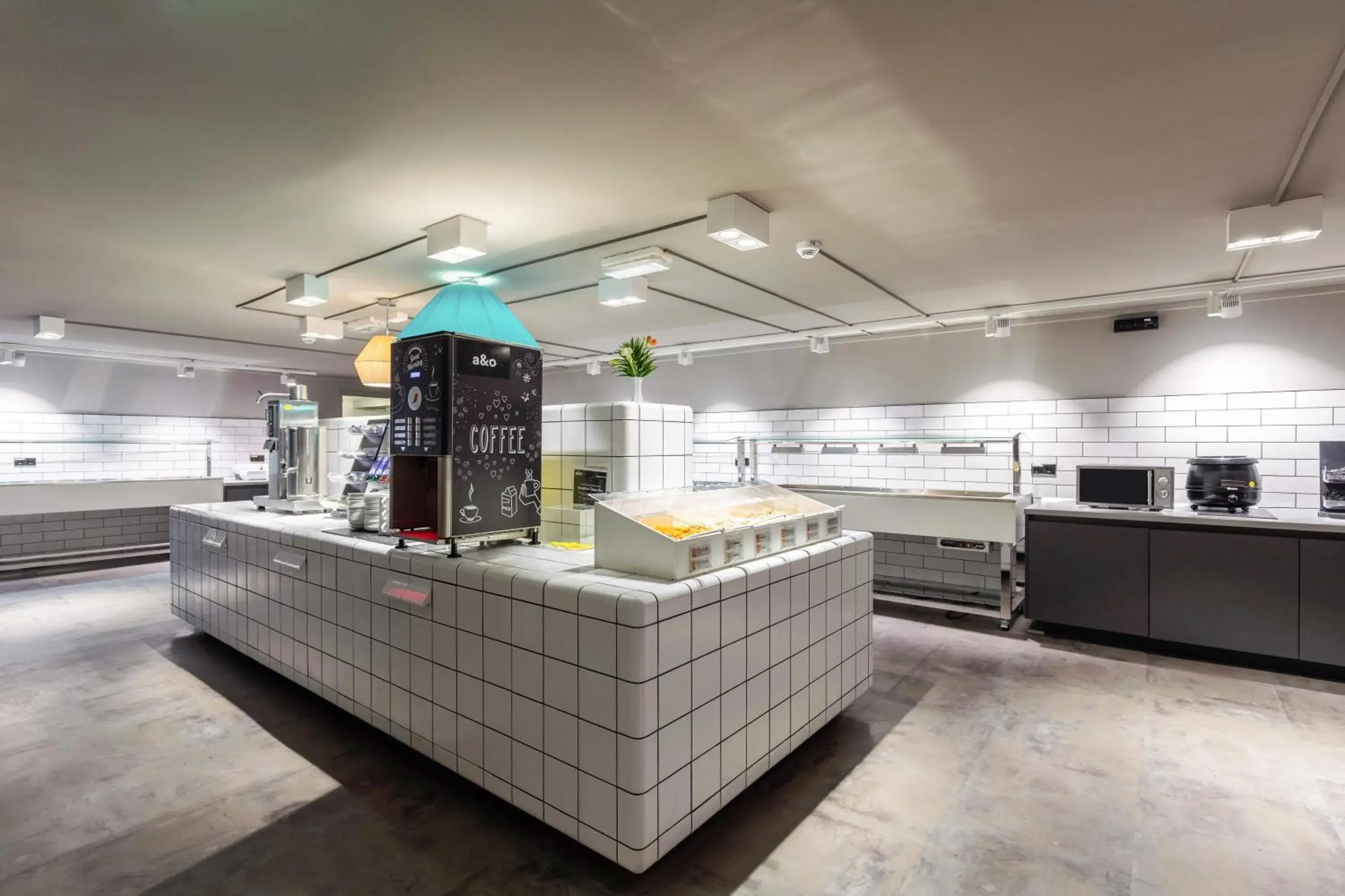 Buffet breakfast in a&o Düsseldorf Hauptbahnhof Buffet breakfast in a&o Düsseldorf Hauptbahnhof