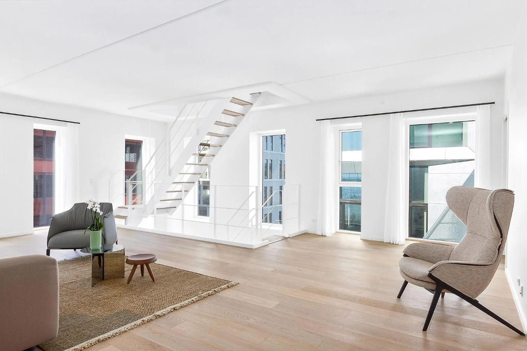 Living room in STAY Seaport