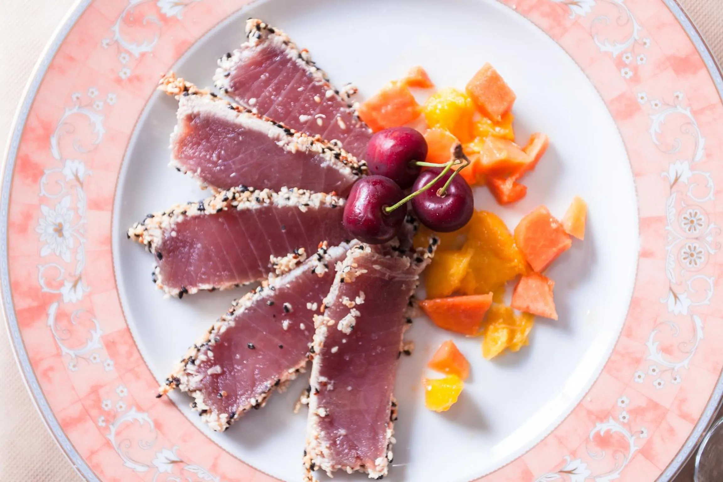 Food close-up in Hotel De La Ville