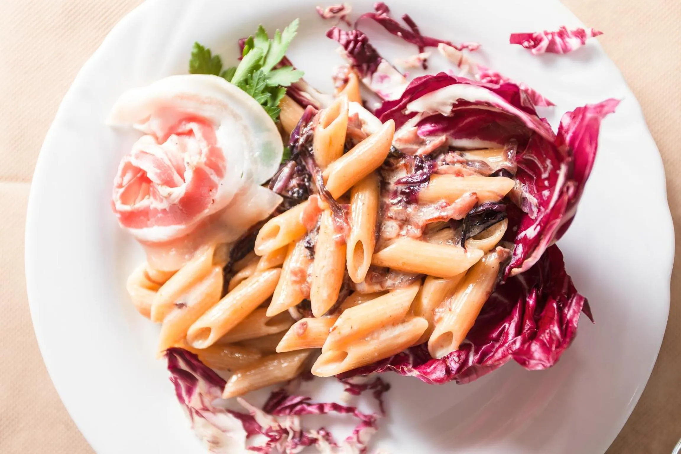 Food close-up in Hotel De La Ville