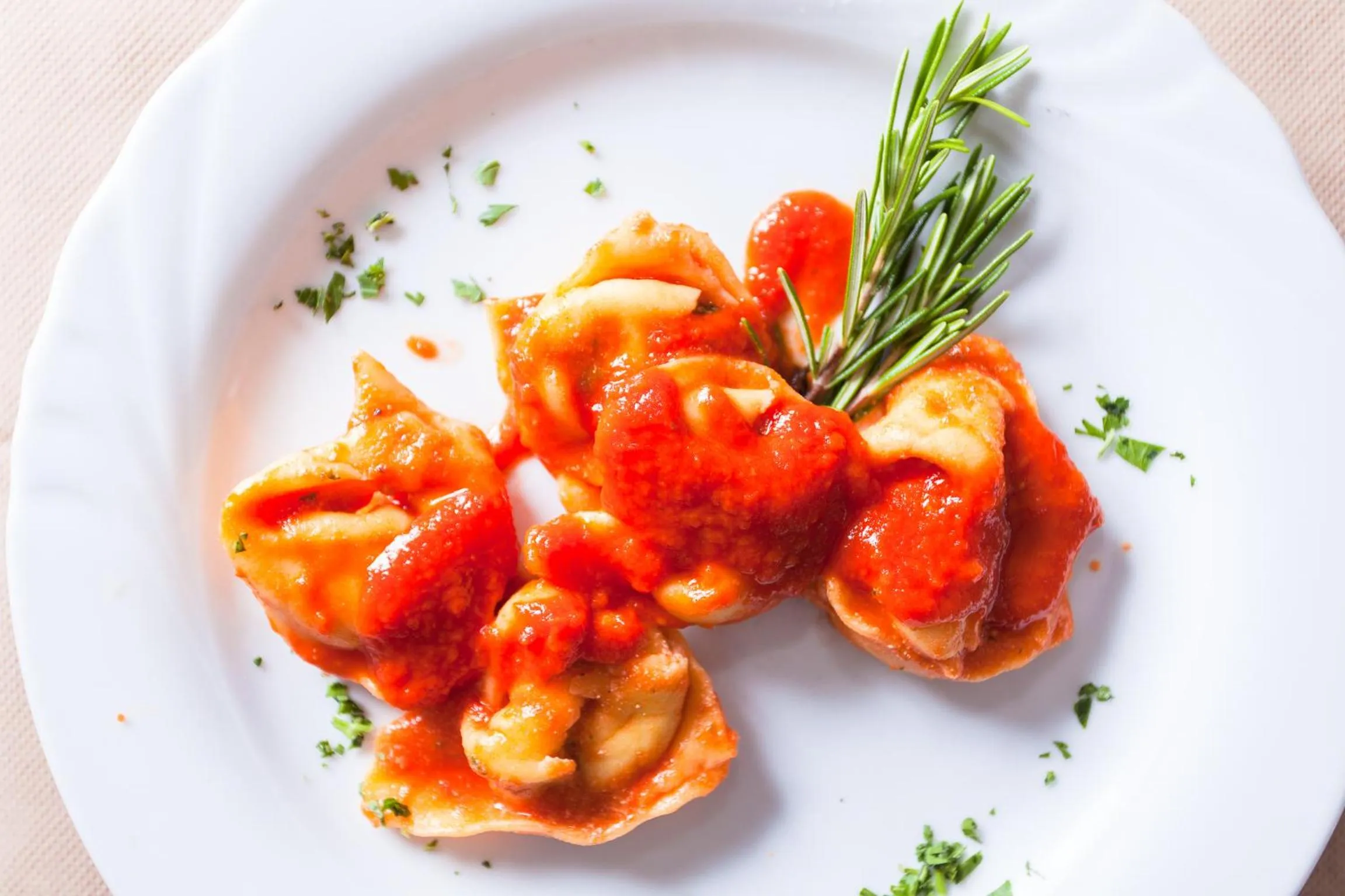Food close-up in Hotel De La Ville
