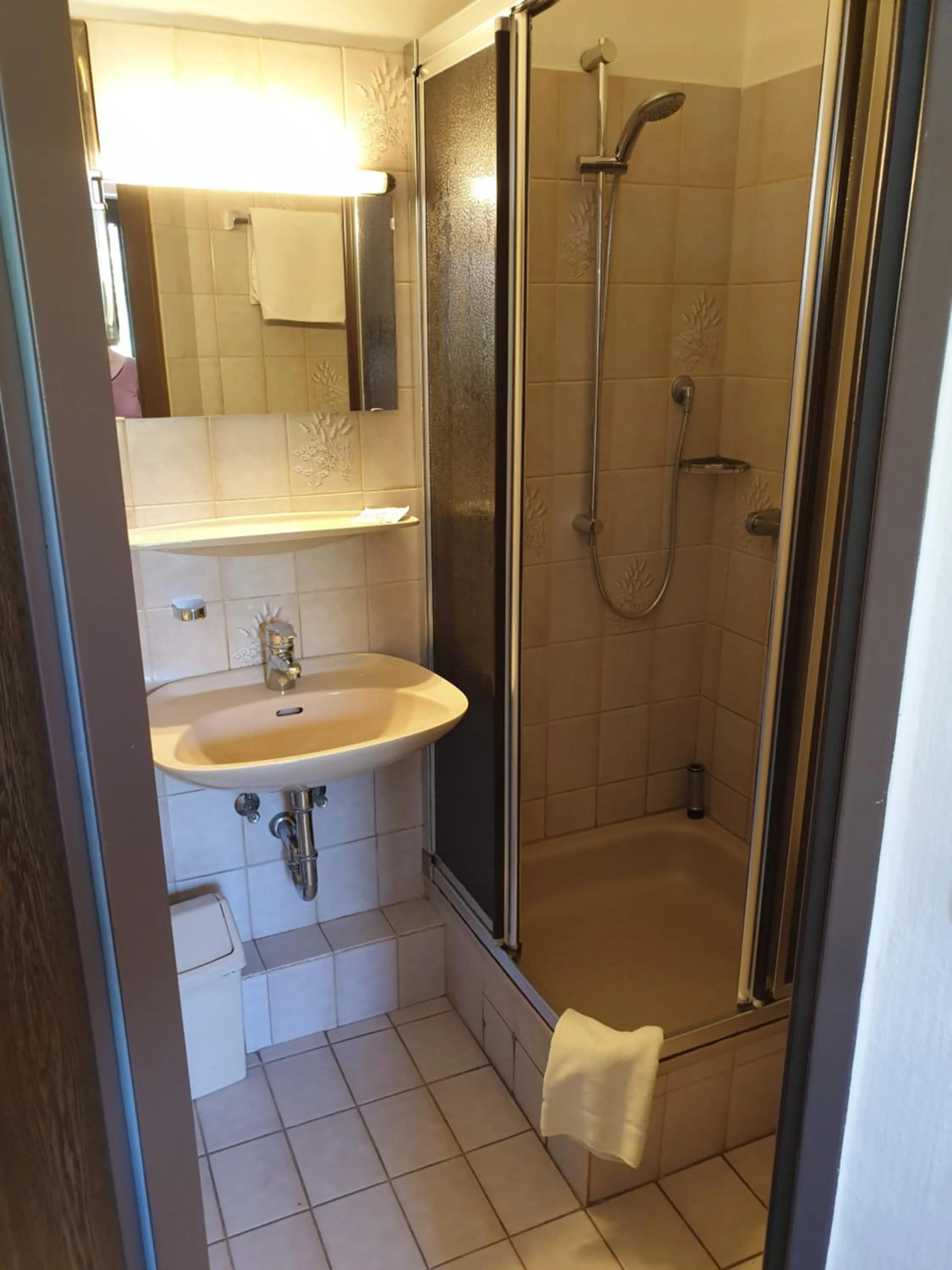 Shower in Heidehotel Anna