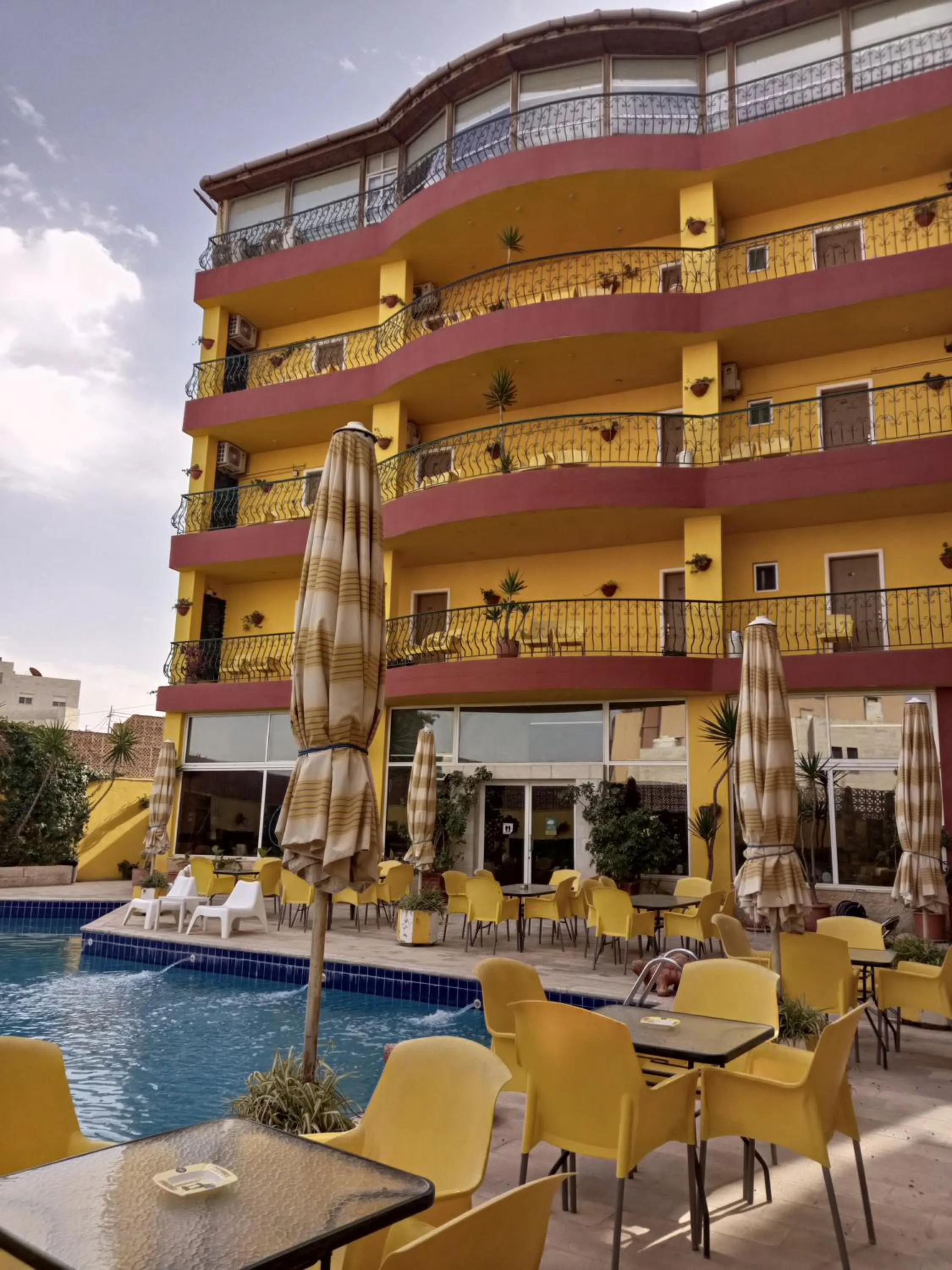 Pool view in Mariam Hotel