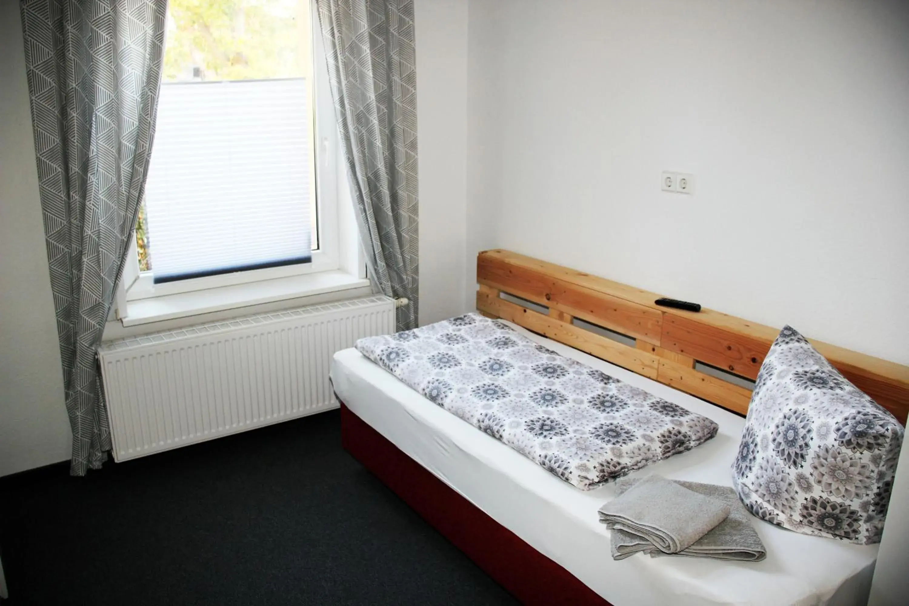 Decorative detail, Bed in Botschaft Decorative detail, Bed in Botschaft