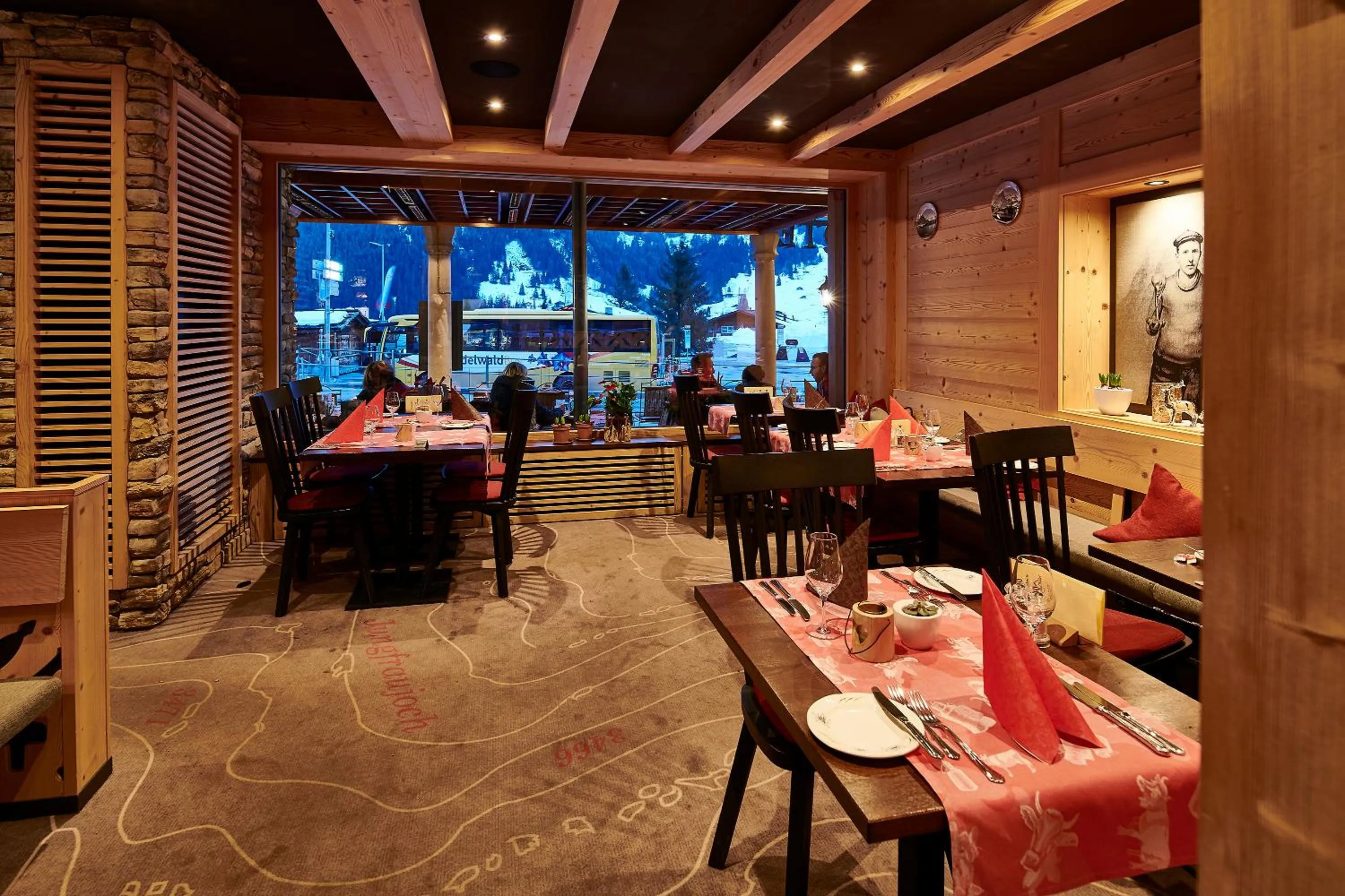 Restaurant/places to eat in Hotel Central Wolter - Grindelwald