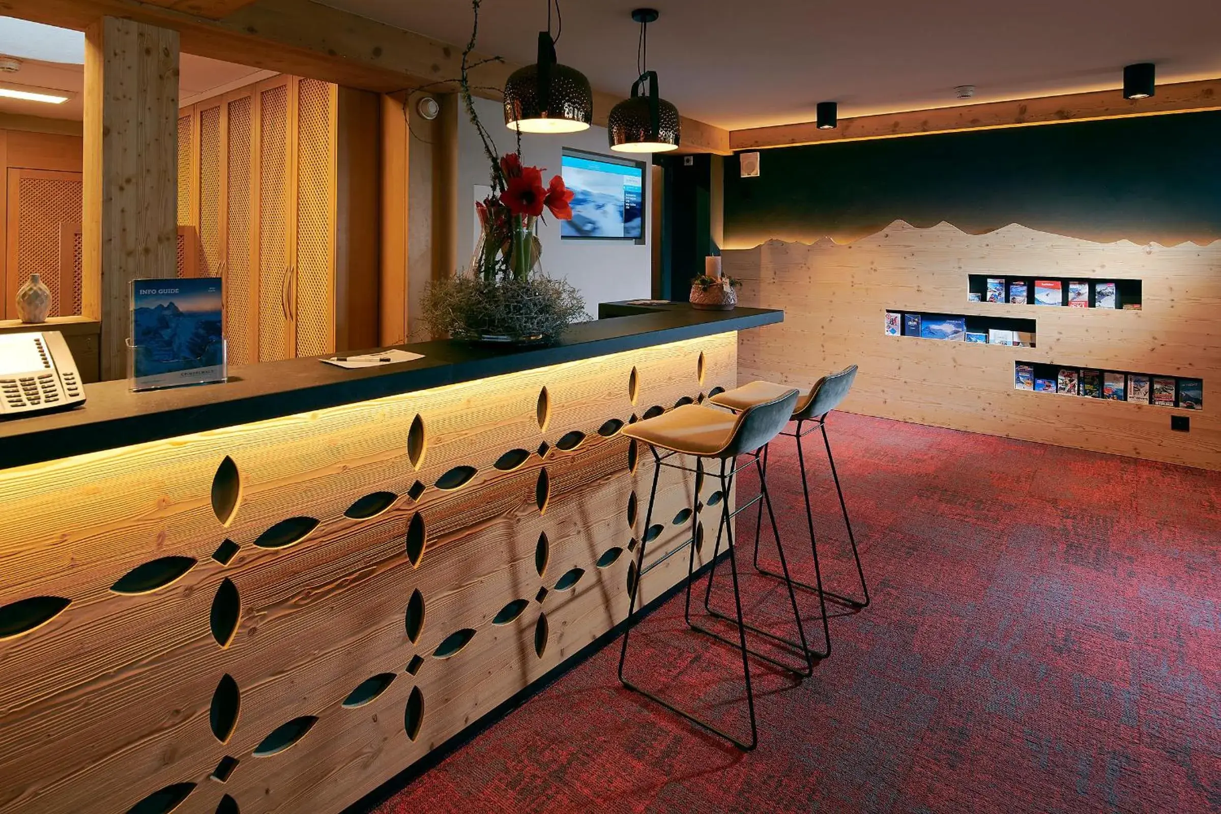 Lobby or reception in Hotel Central Wolter - Grindelwald Lobby or reception in Hotel Central Wolter - Grindelwald