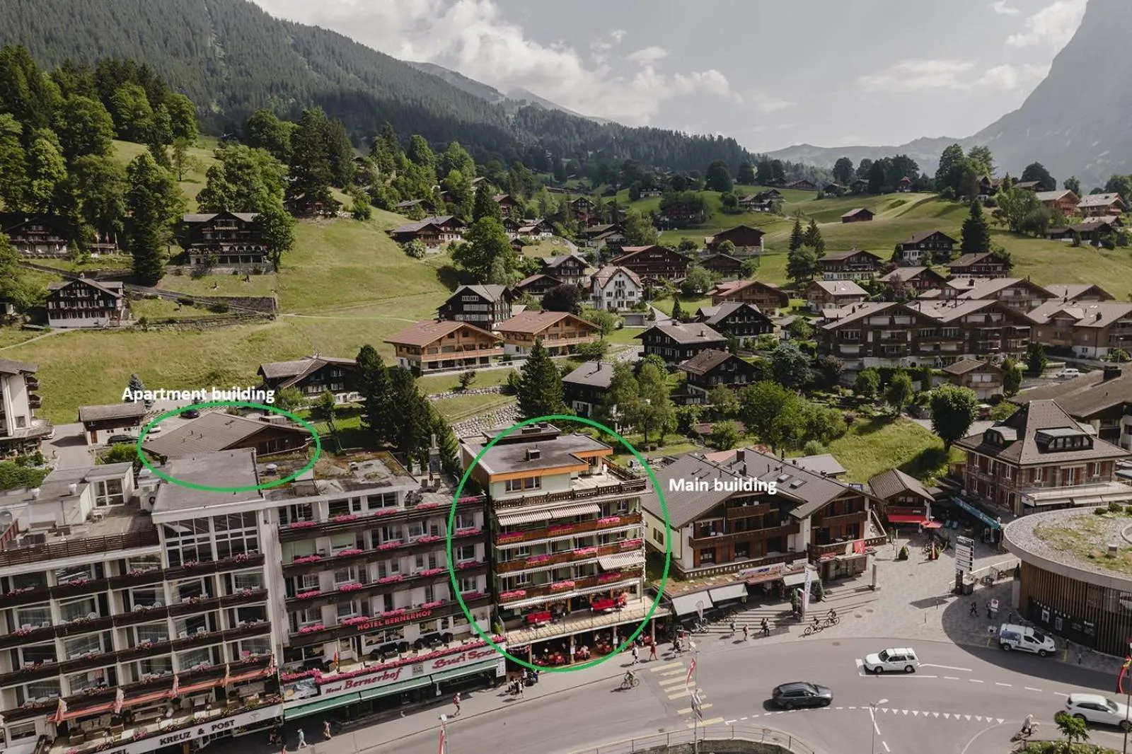 Property building in Hotel Central Wolter - Grindelwald