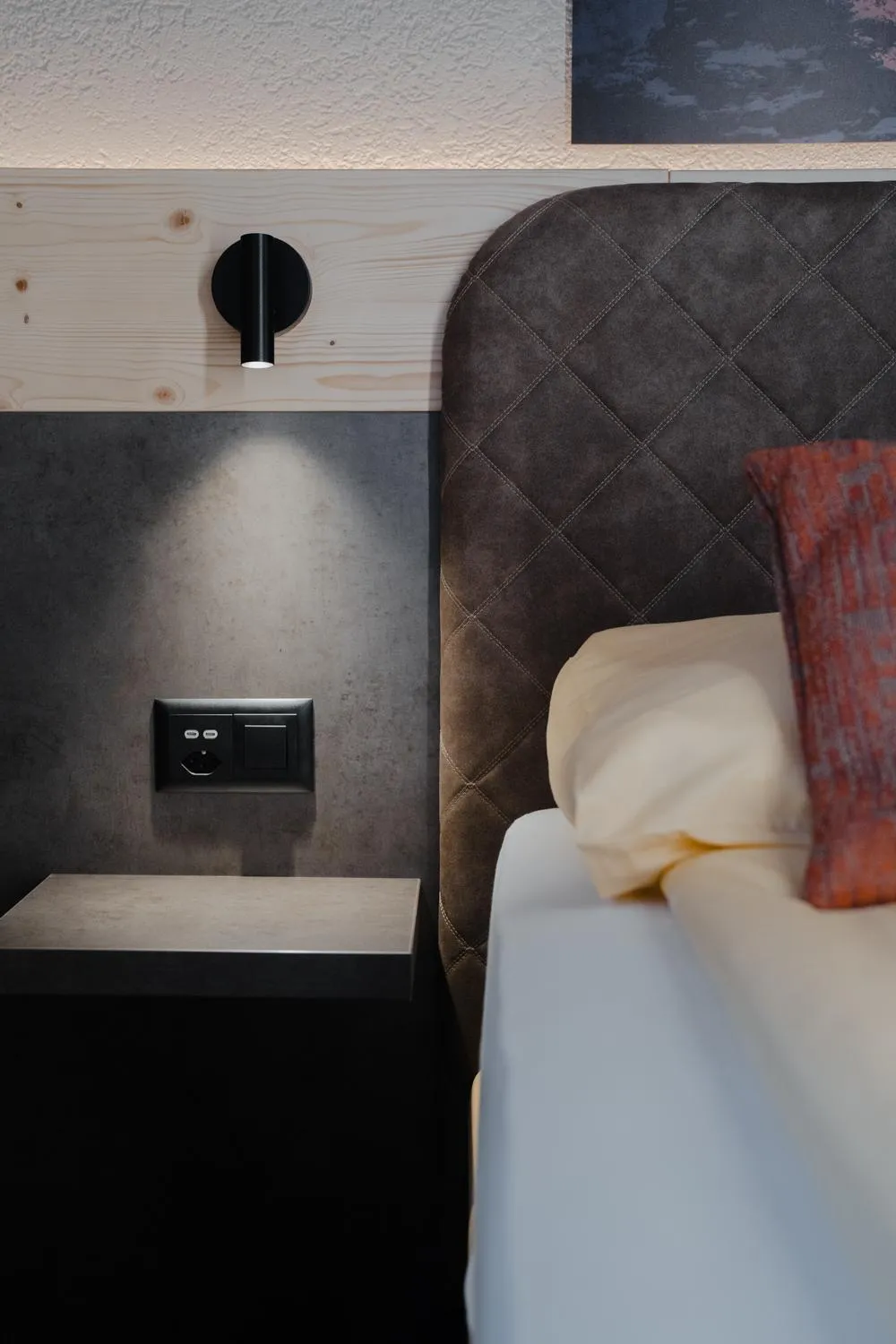 Bed in Hotel Central Wolter - Grindelwald