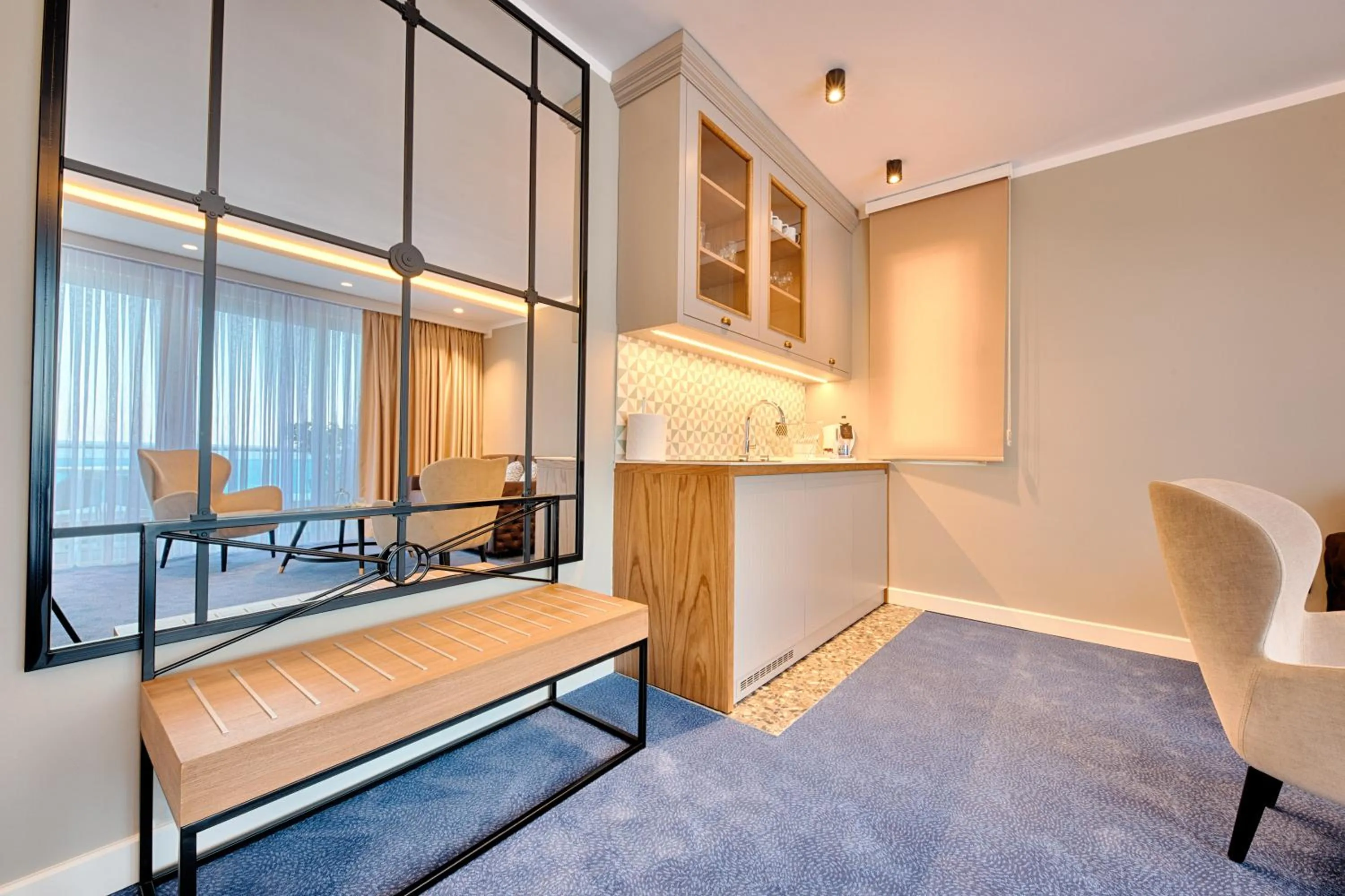 Kitchen or kitchenette in Kalamper Hotel & Spa