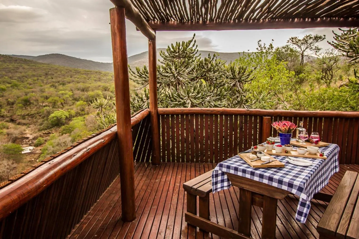 Patio in Mpeti Lodge