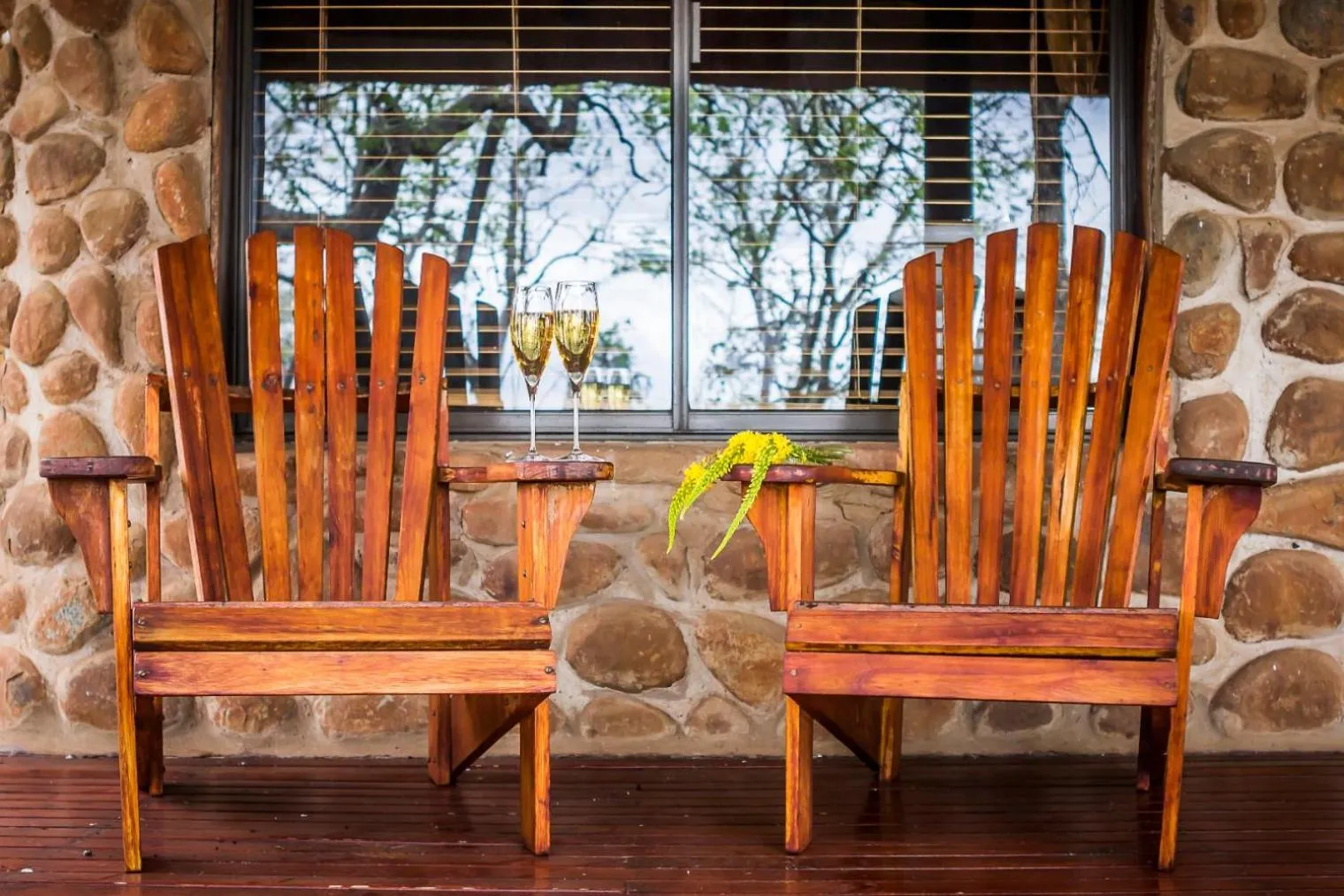 Patio in Mpeti Lodge