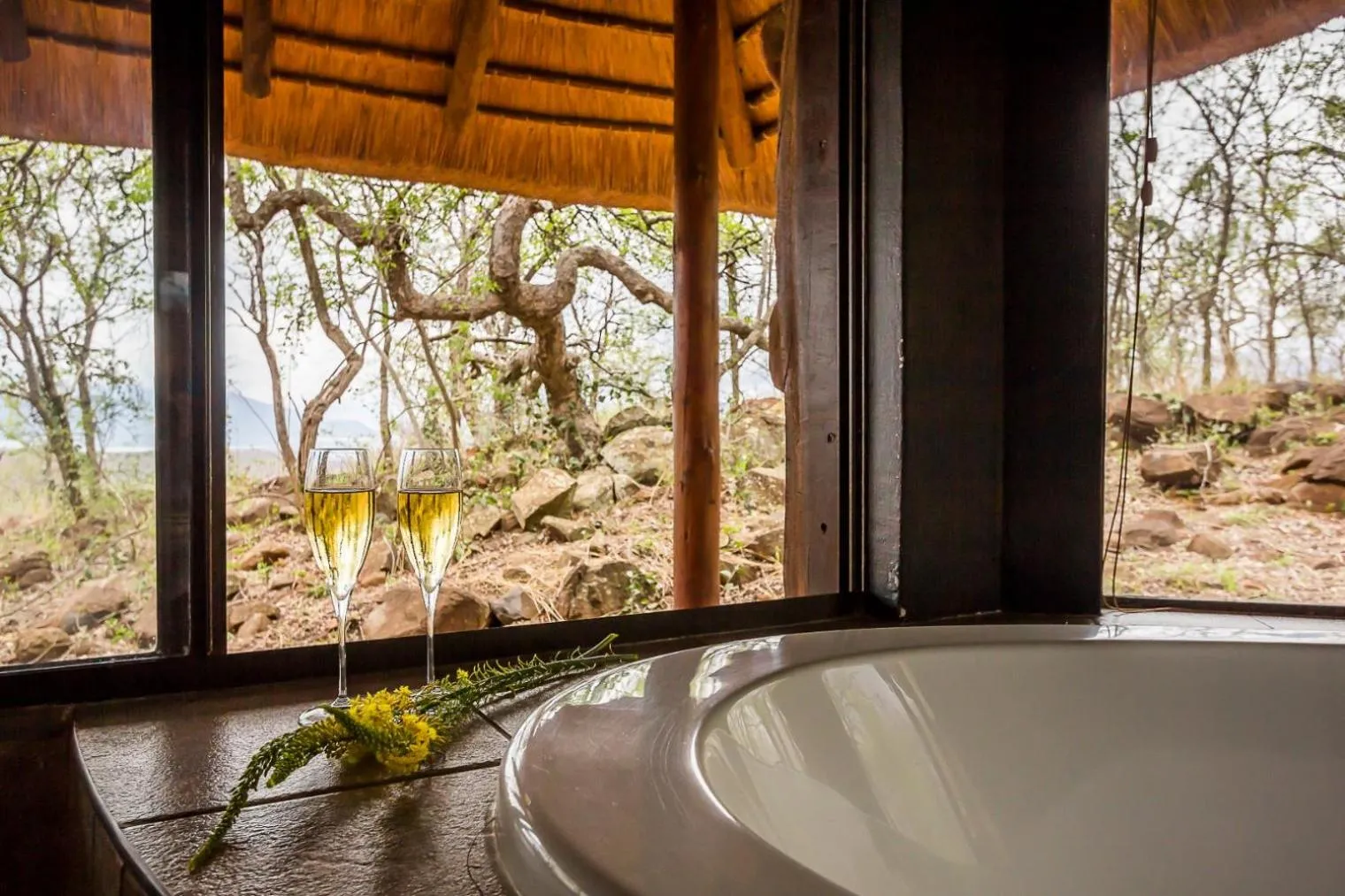 Bathroom in Mpeti Lodge