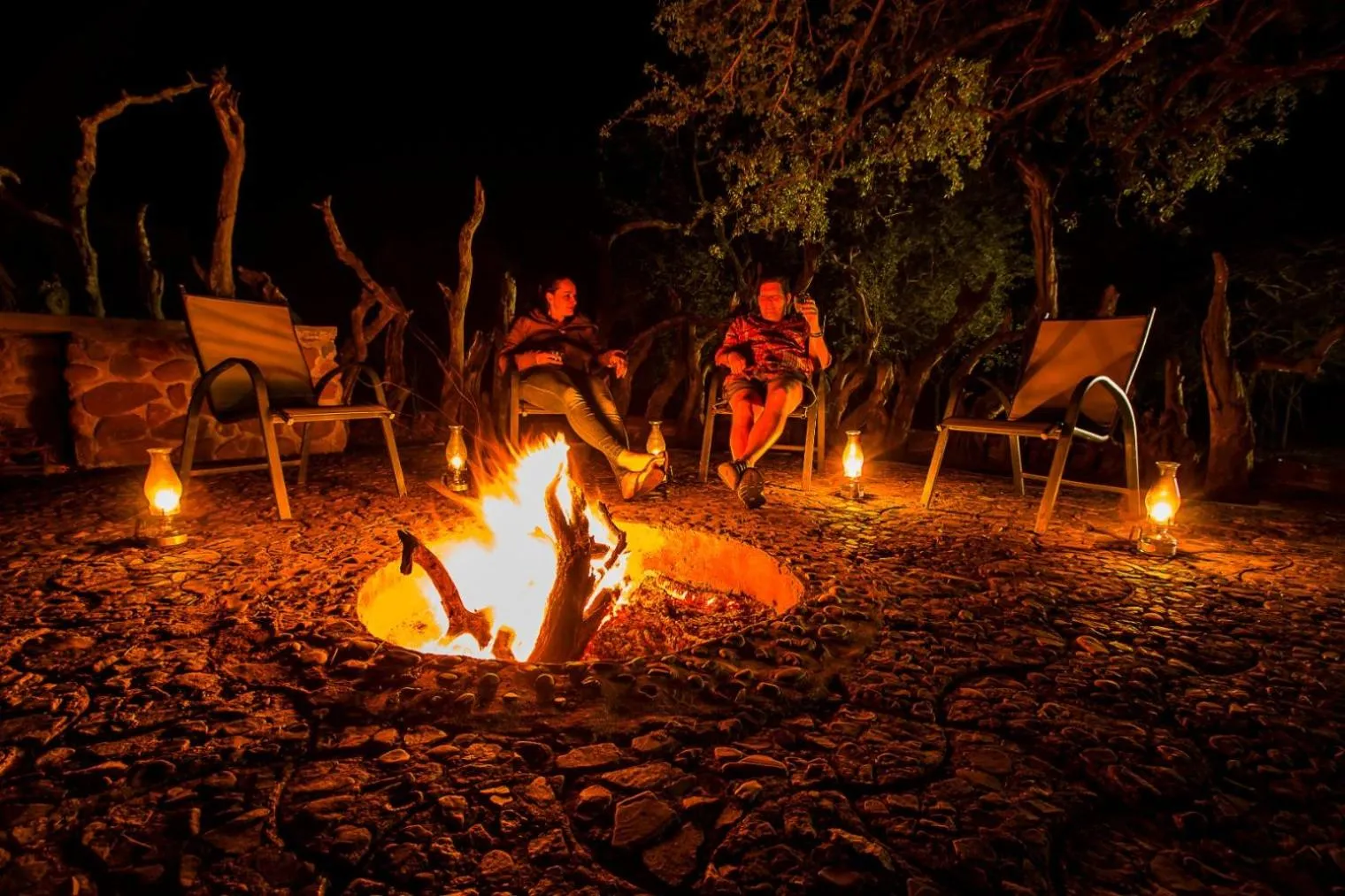 Patio in Mpeti Lodge