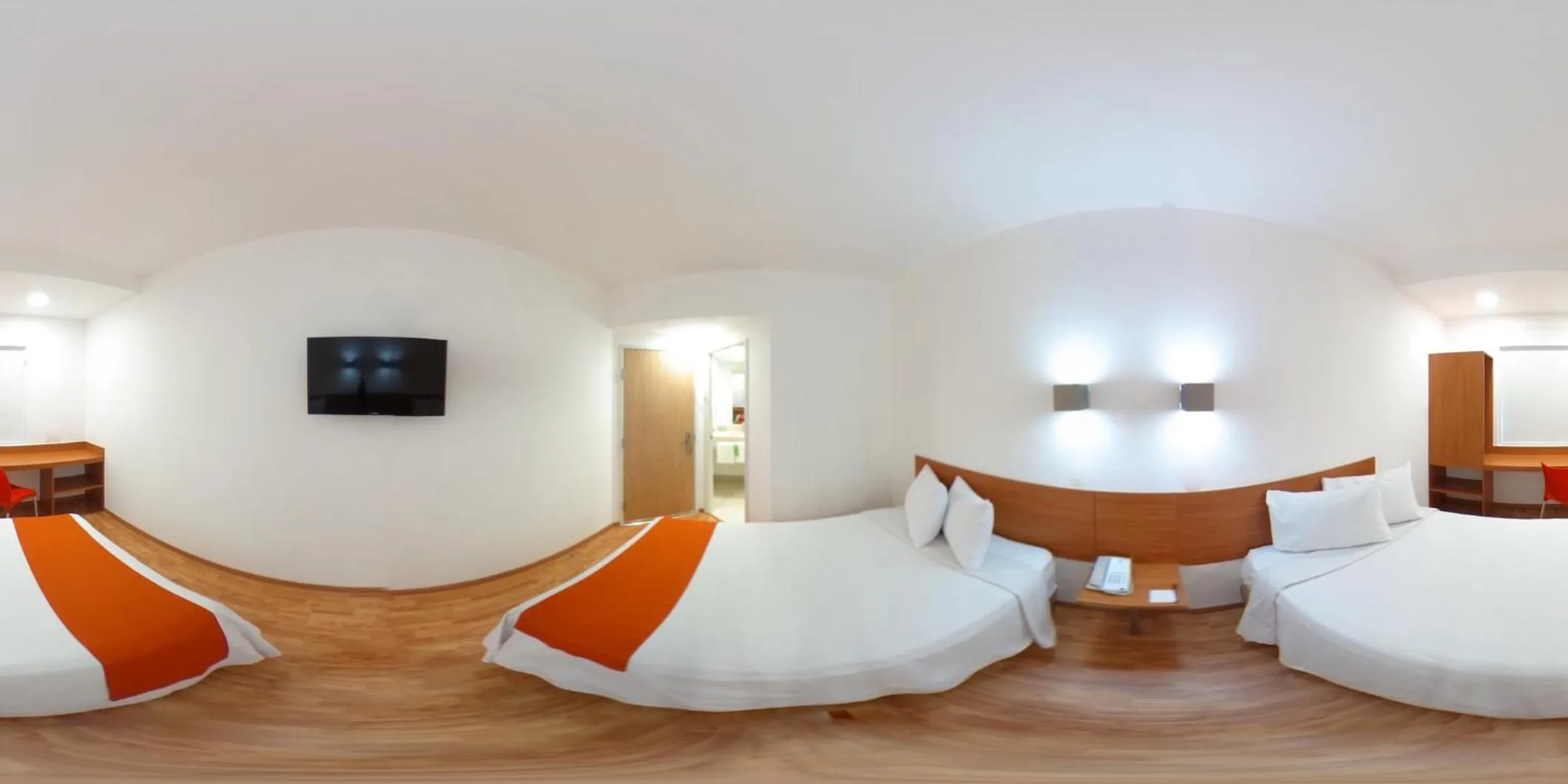 Photo of the whole room, Bed in One Mexicali