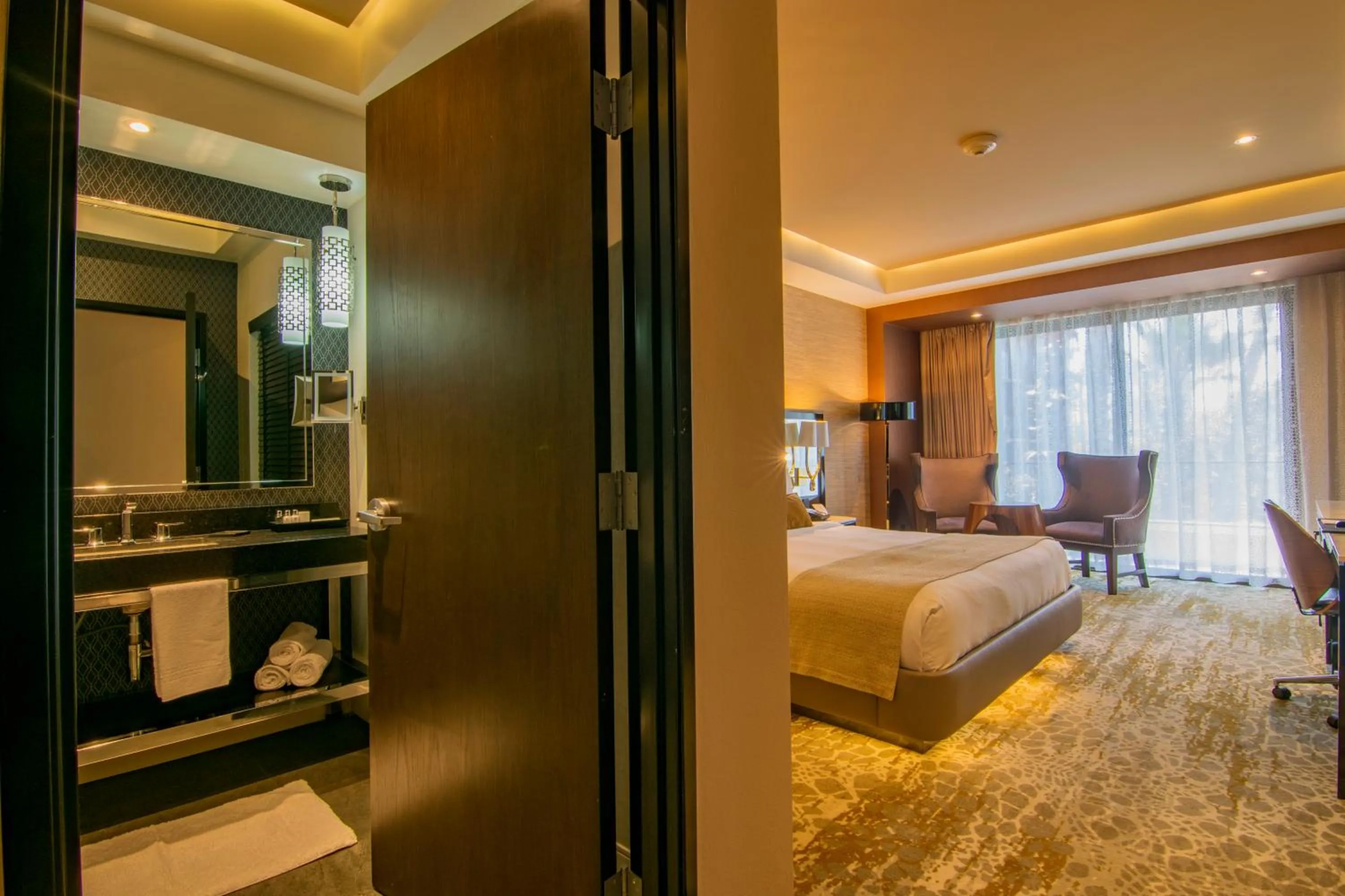 Bed in K Tower Boutique Hotel By Lucerna