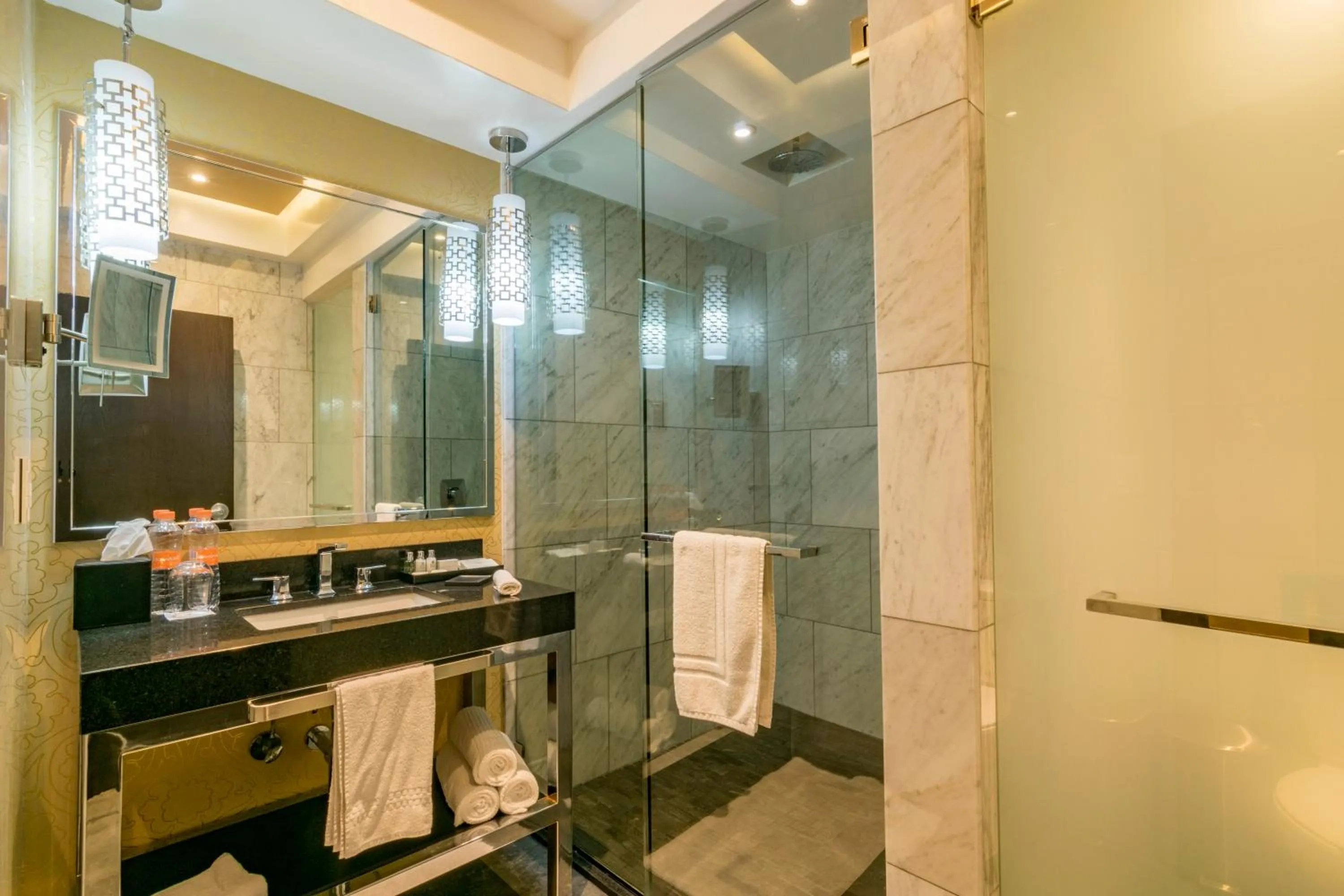 Shower in K Tower Boutique Hotel By Lucerna