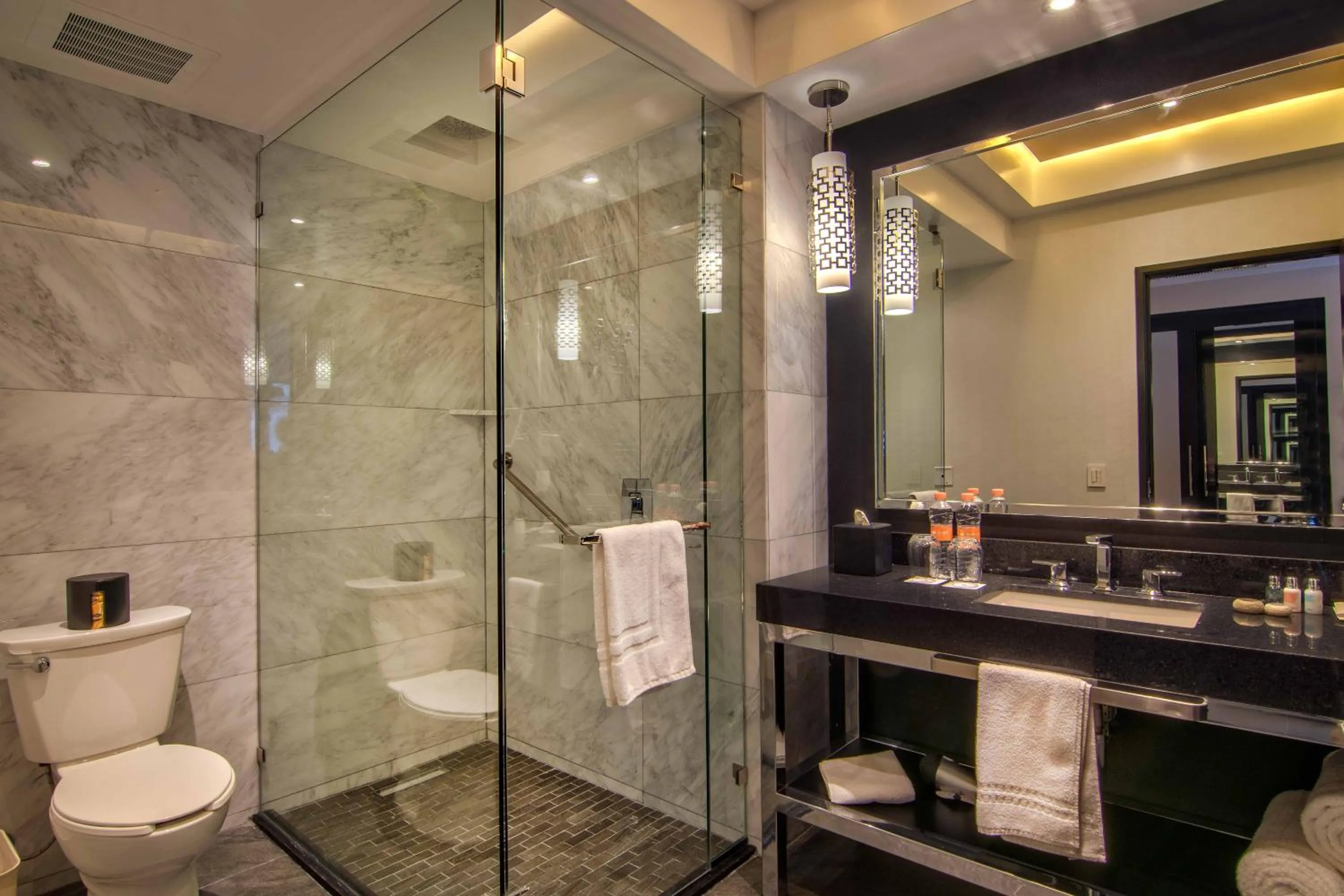 Shower in K Tower Boutique Hotel By Lucerna