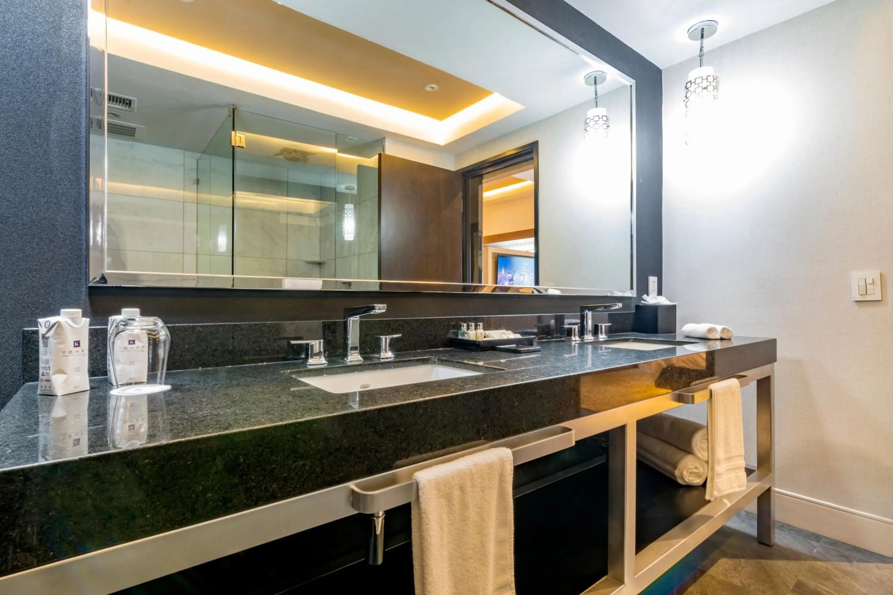 Bathroom in K Tower Boutique Hotel By Lucerna