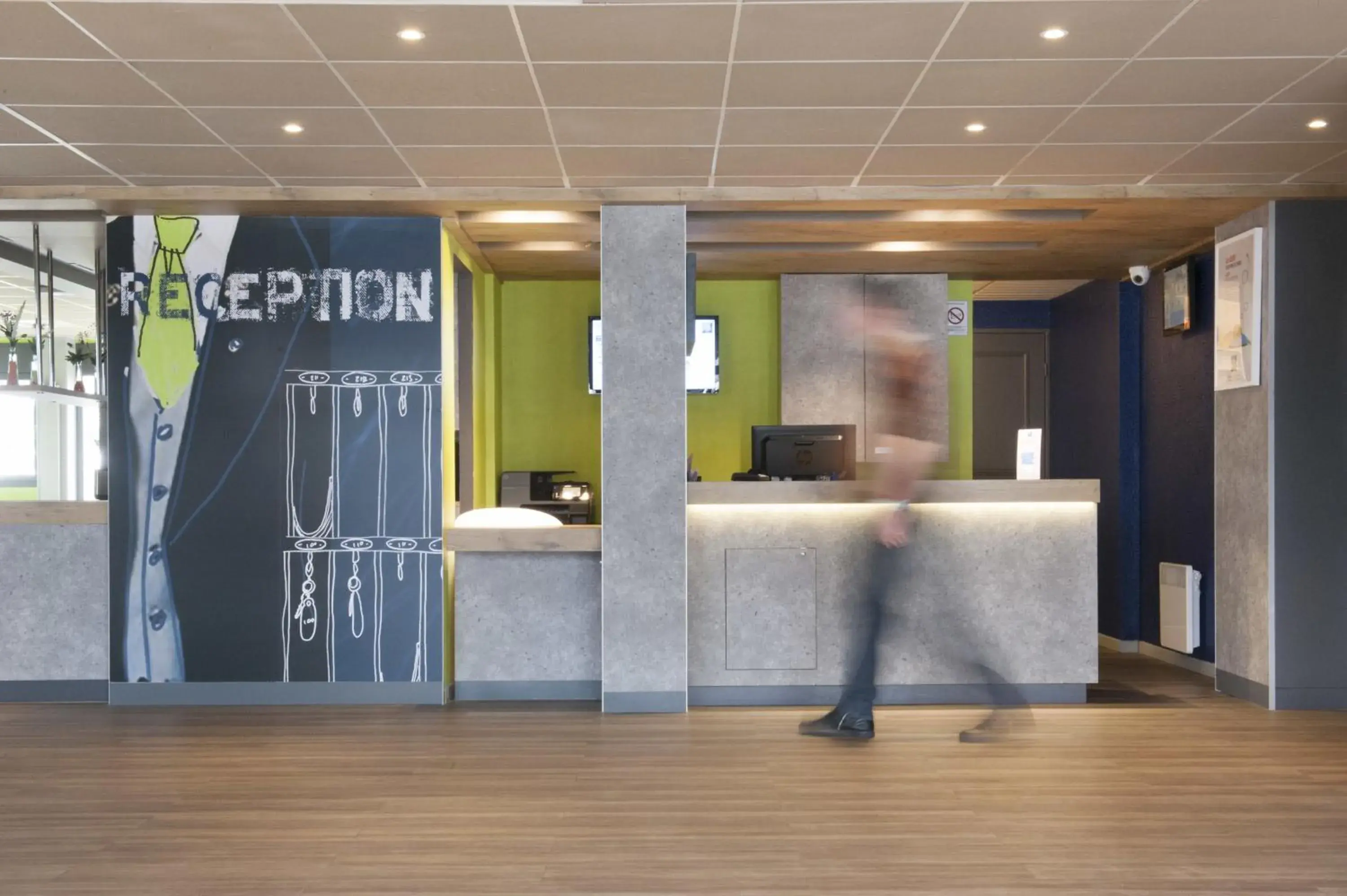 Lobby or reception, Lobby/Reception in ibis budget Goussainville Charles de Gaulle