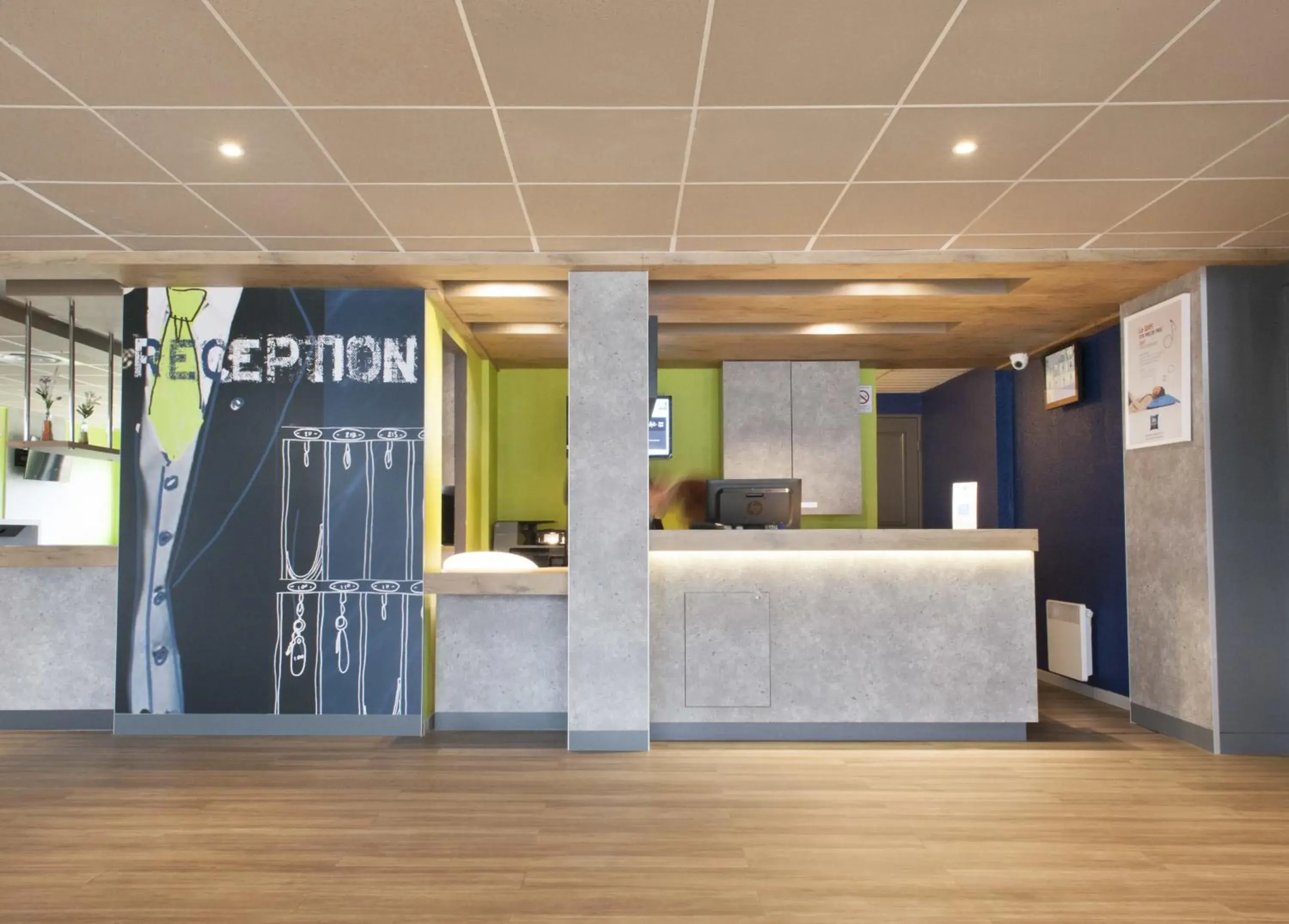 Lobby or reception, Lobby/Reception in ibis budget Goussainville Charles de Gaulle