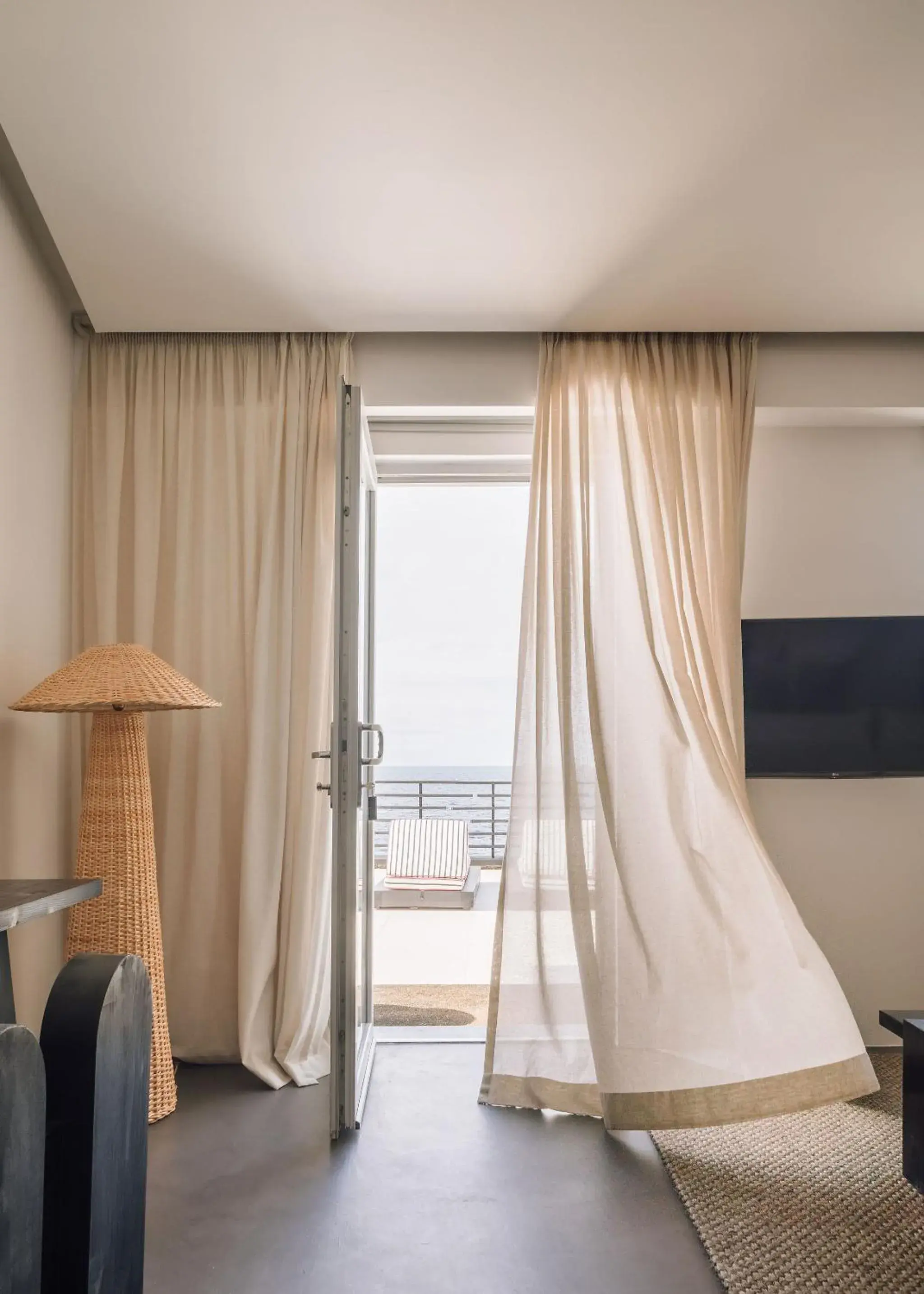 View (from property/room), Bed in White Exclusive Suites & Villas View (from property/room), Bed in White Exclusive Suites & Villas