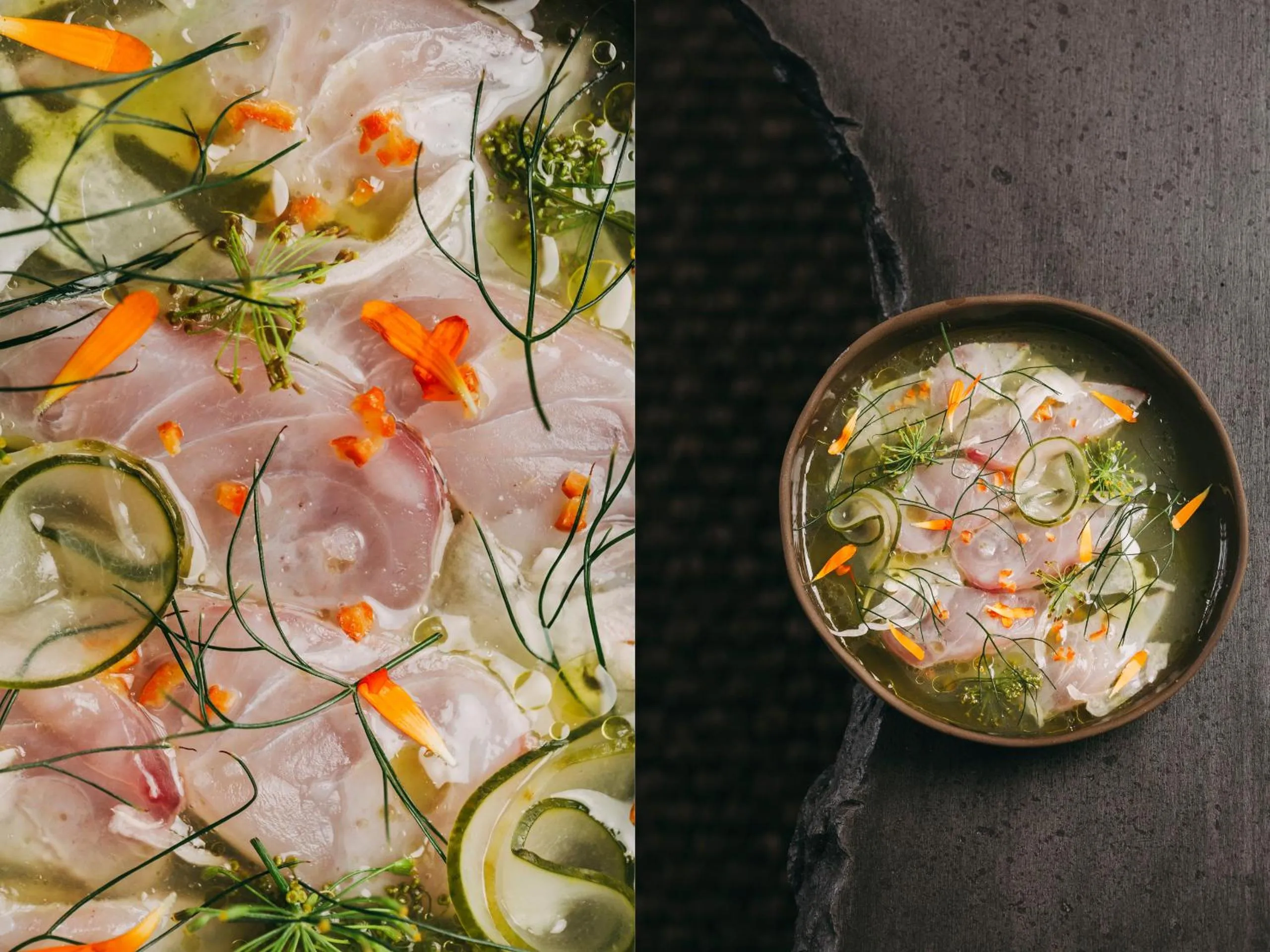 Food in White Exclusive Suites & Villas