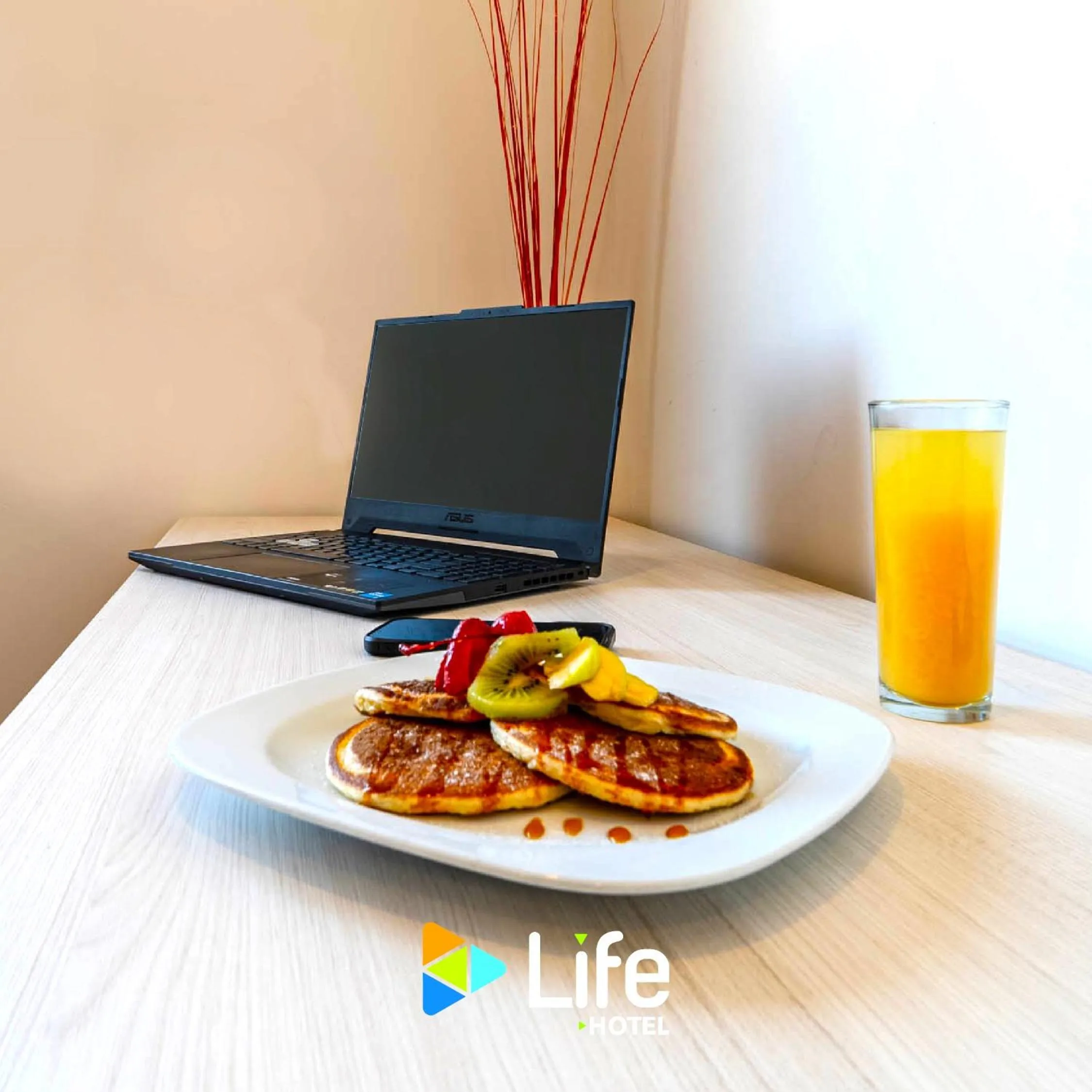 Continental breakfast in Life Hotel