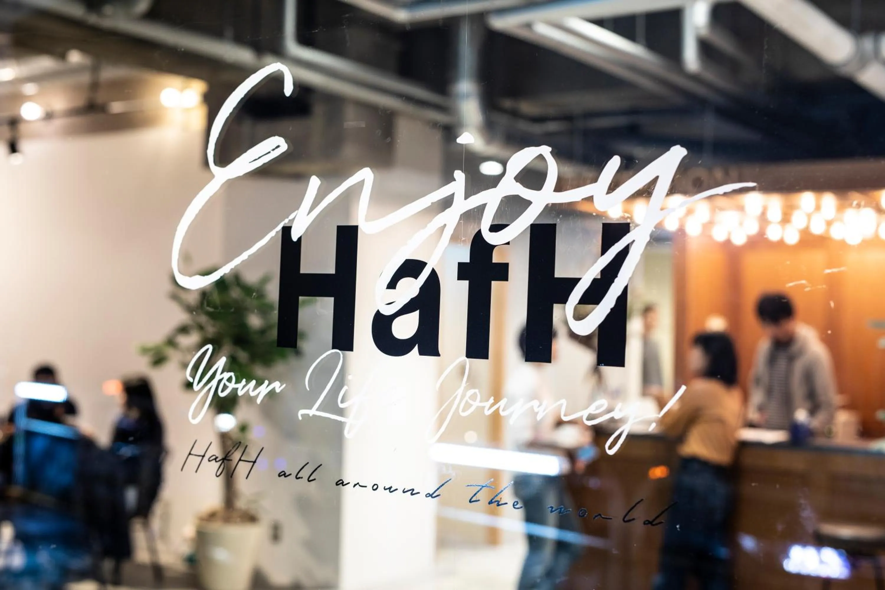 Property logo or sign in HafH Fukuoka THE LIFE