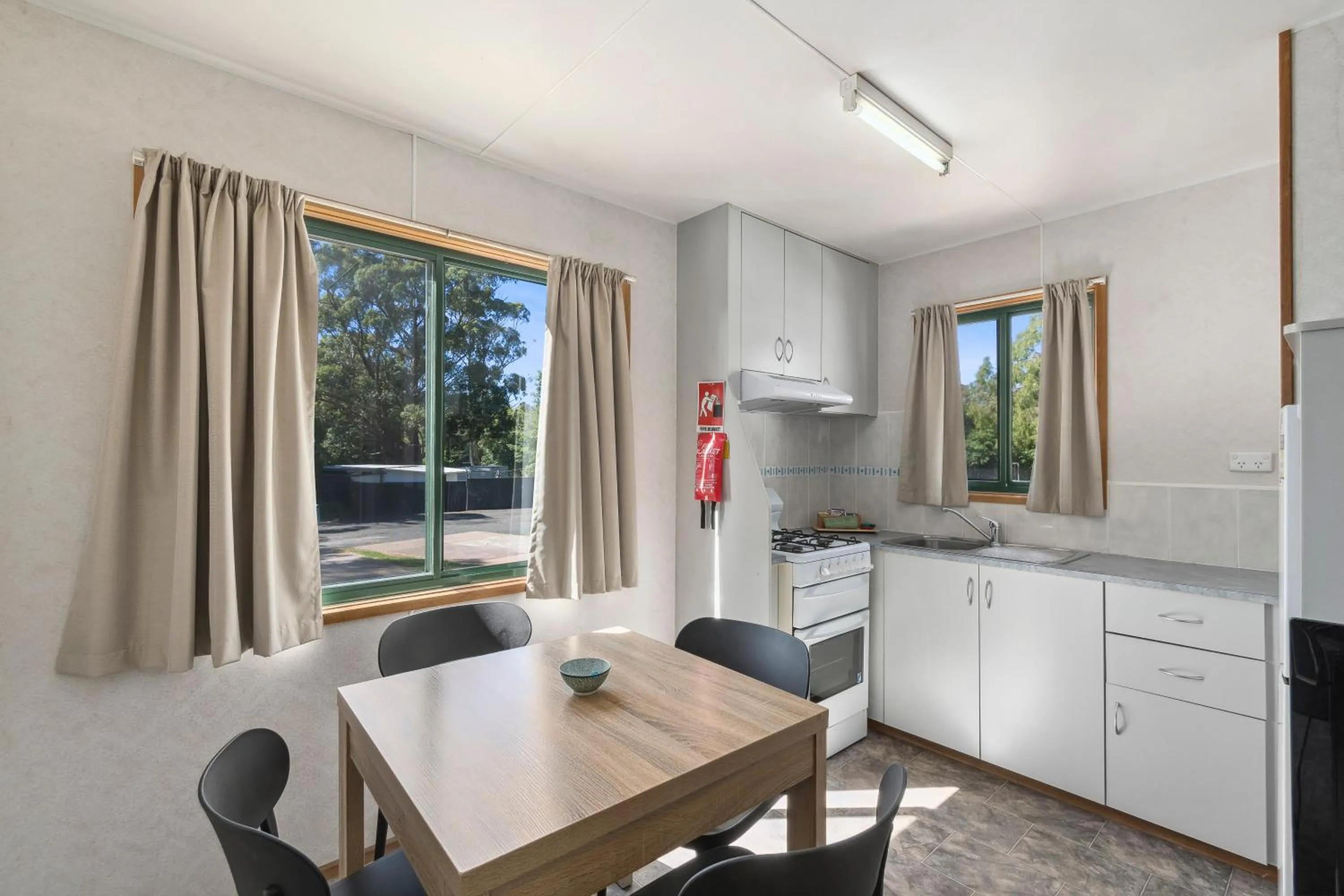 Dining area in Mittagong Holiday Park