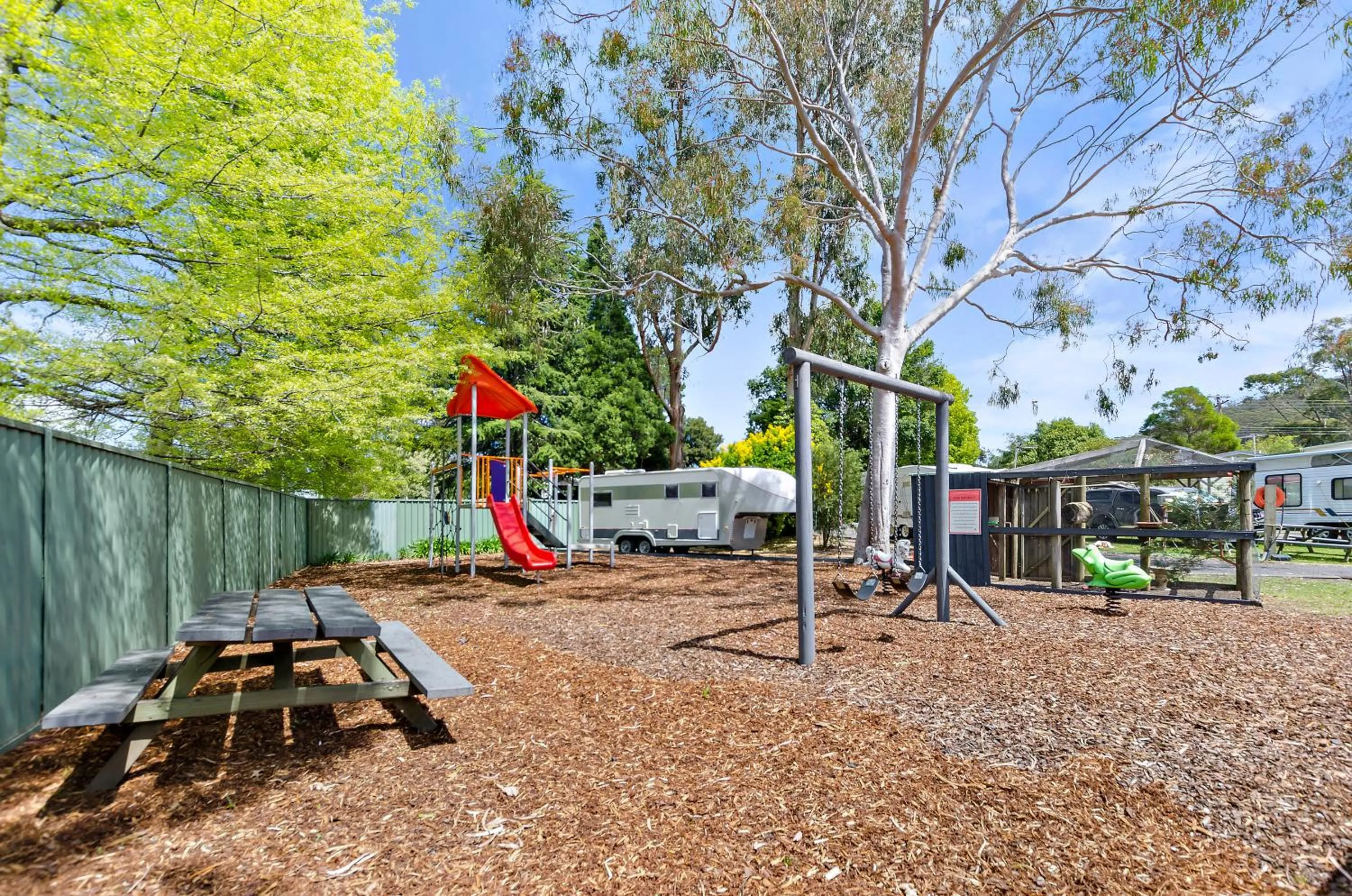 Children play ground in Mittagong Holiday Park