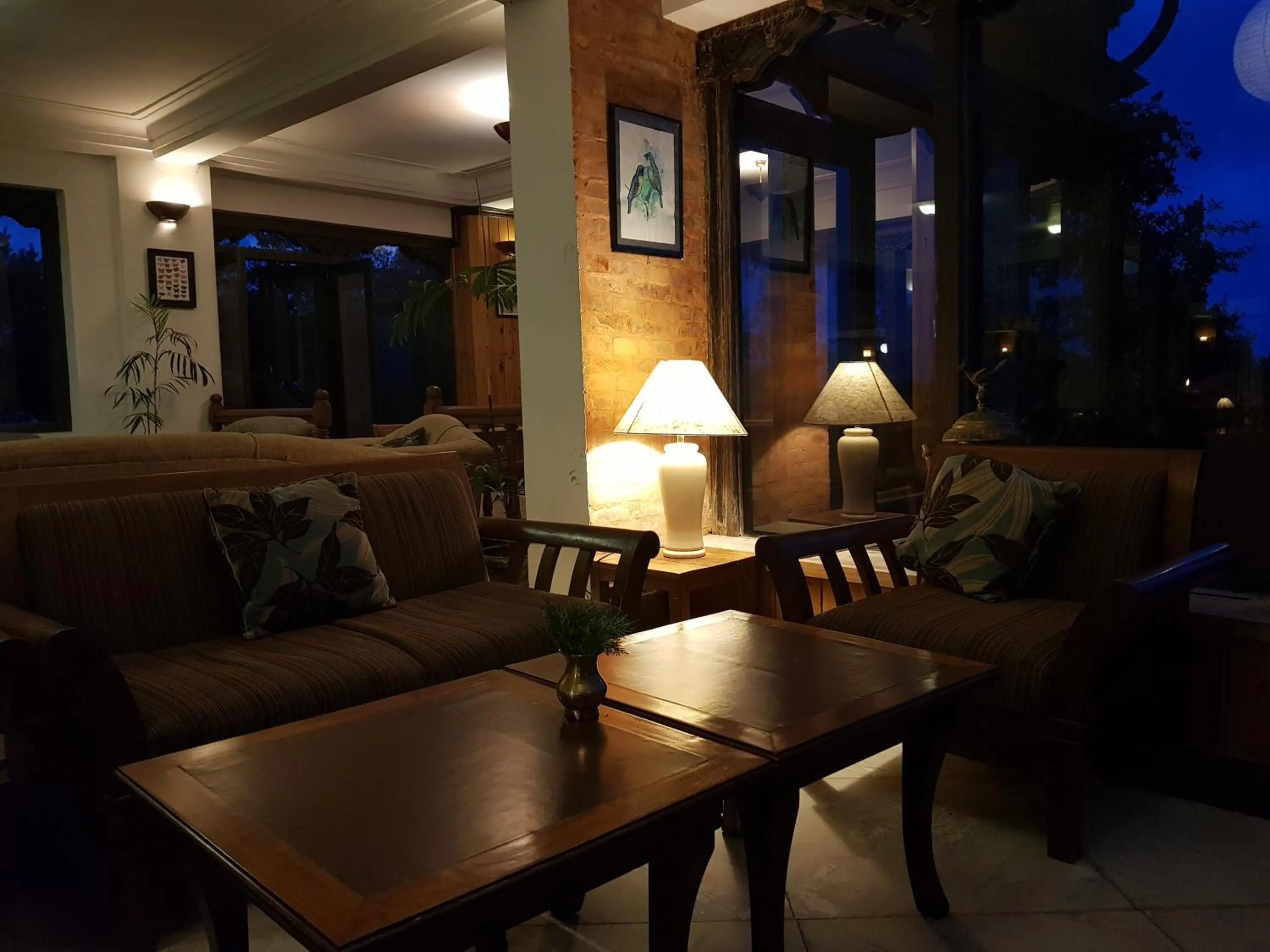 Communal lounge/ TV room in The Fort Resort