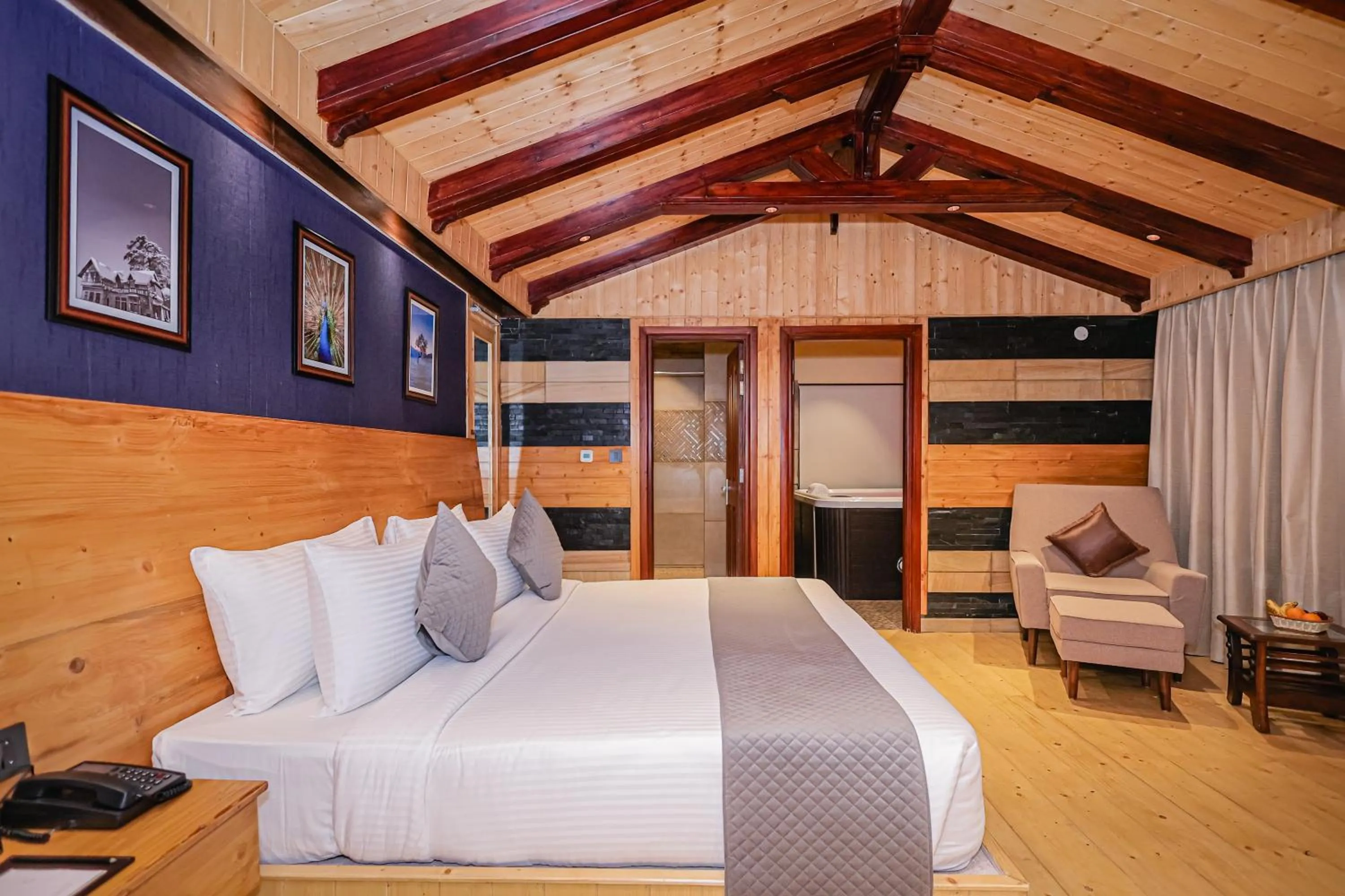 Bed in Regenta Resort MARS Valley View Shoghi