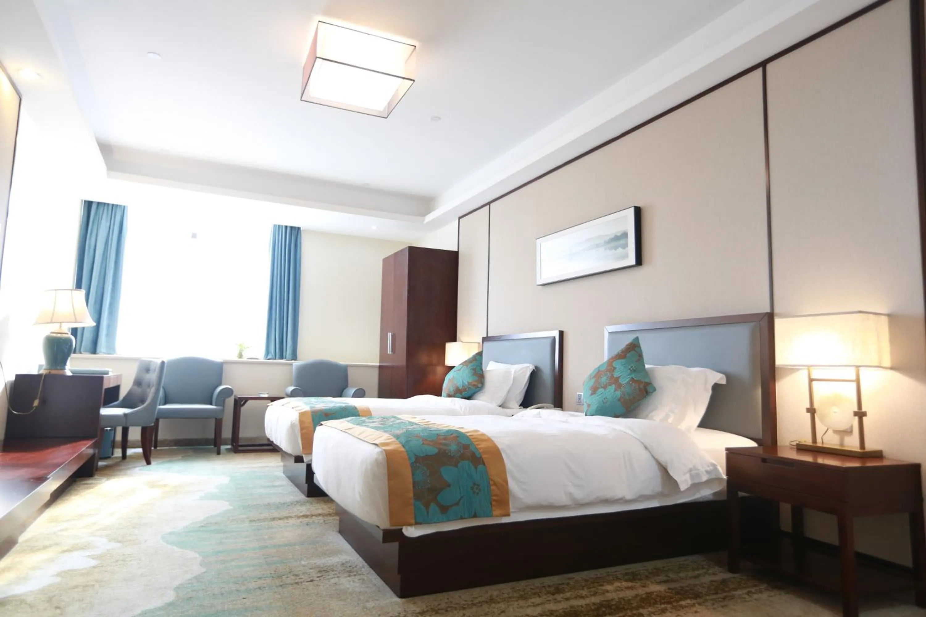 Photo of the whole room, Bed in Guangzhou Seaman Club
