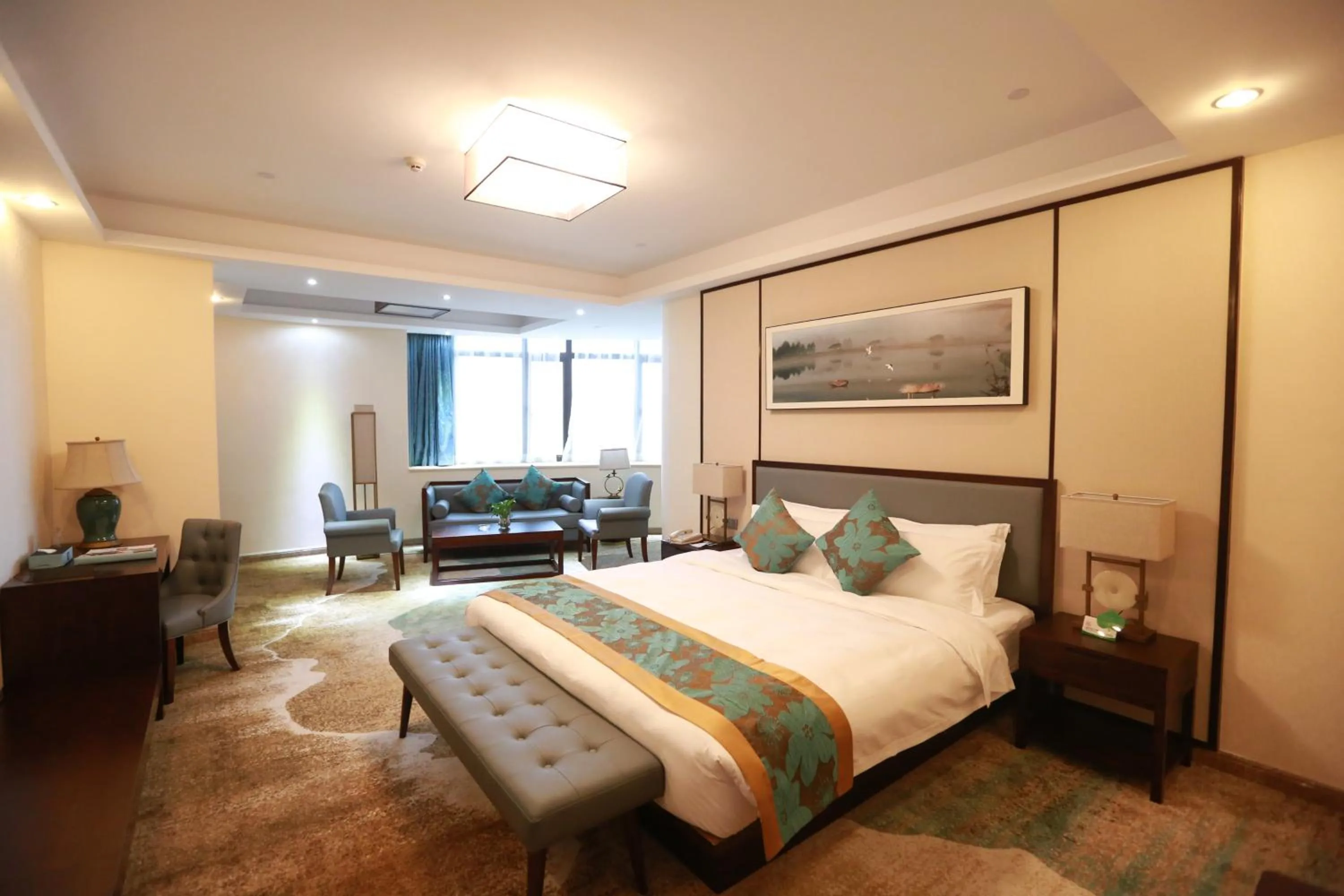 Photo of the whole room, Bed in Guangzhou Seaman Club