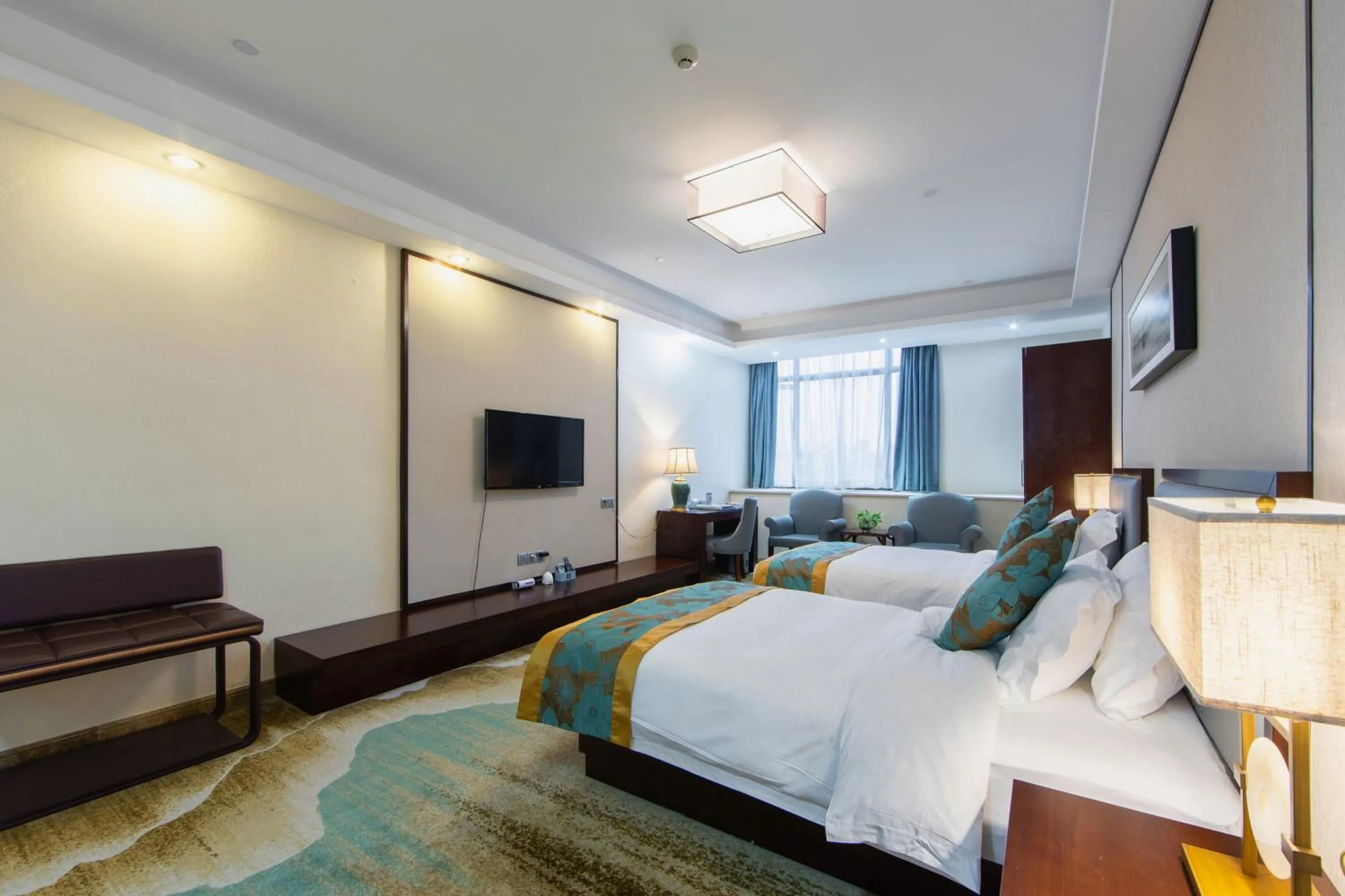 Photo of the whole room, Bed in Guangzhou Seaman Club