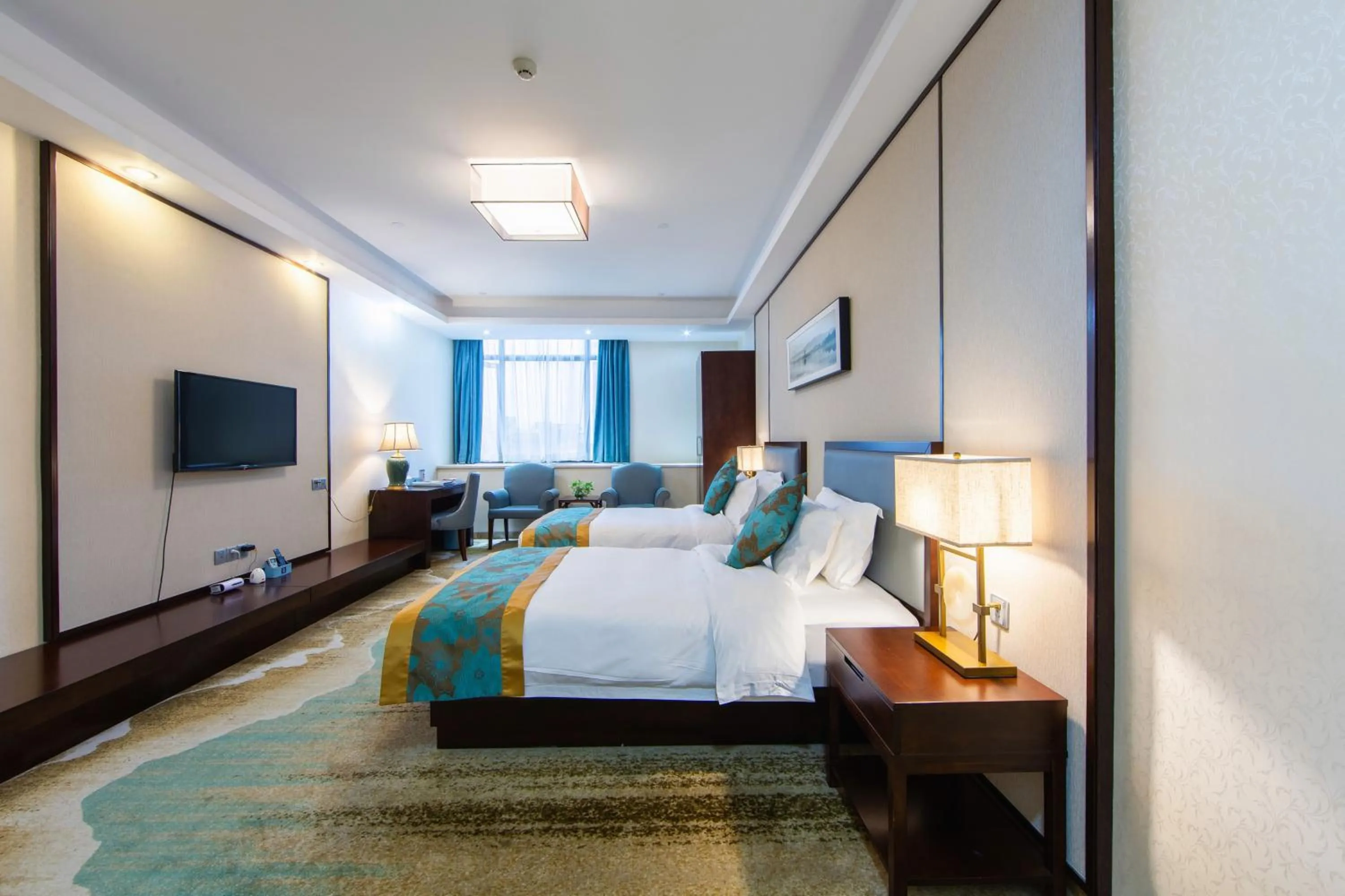 Photo of the whole room, Bed in Guangzhou Seaman Club