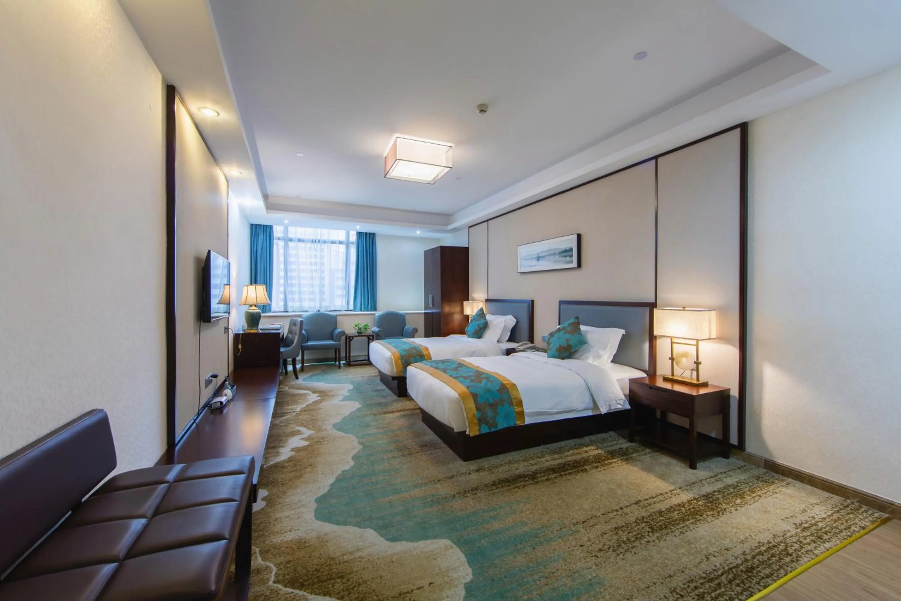 Photo of the whole room, Bed in Guangzhou Seaman Club