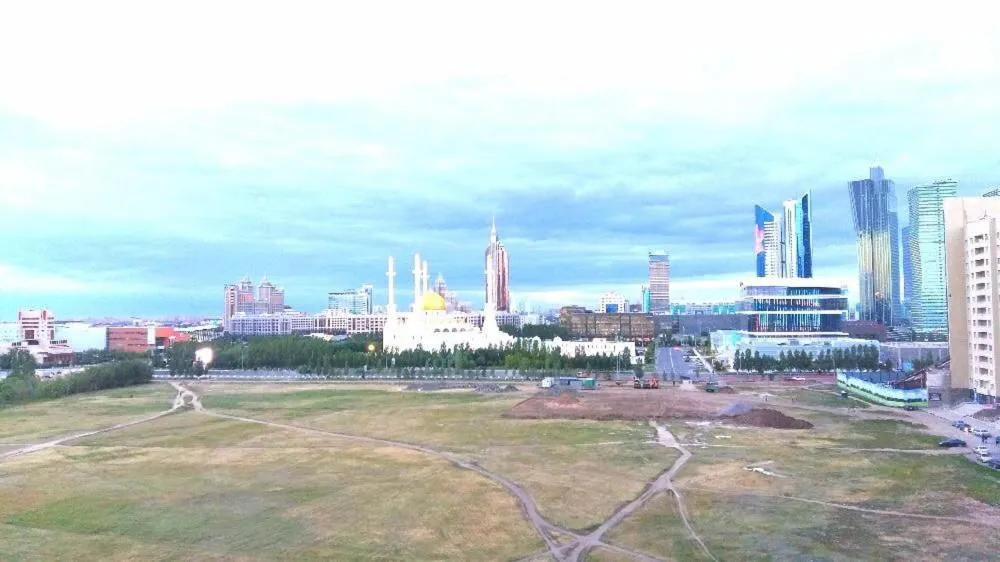 Bird's eye view in Apartment on Infinity Astana