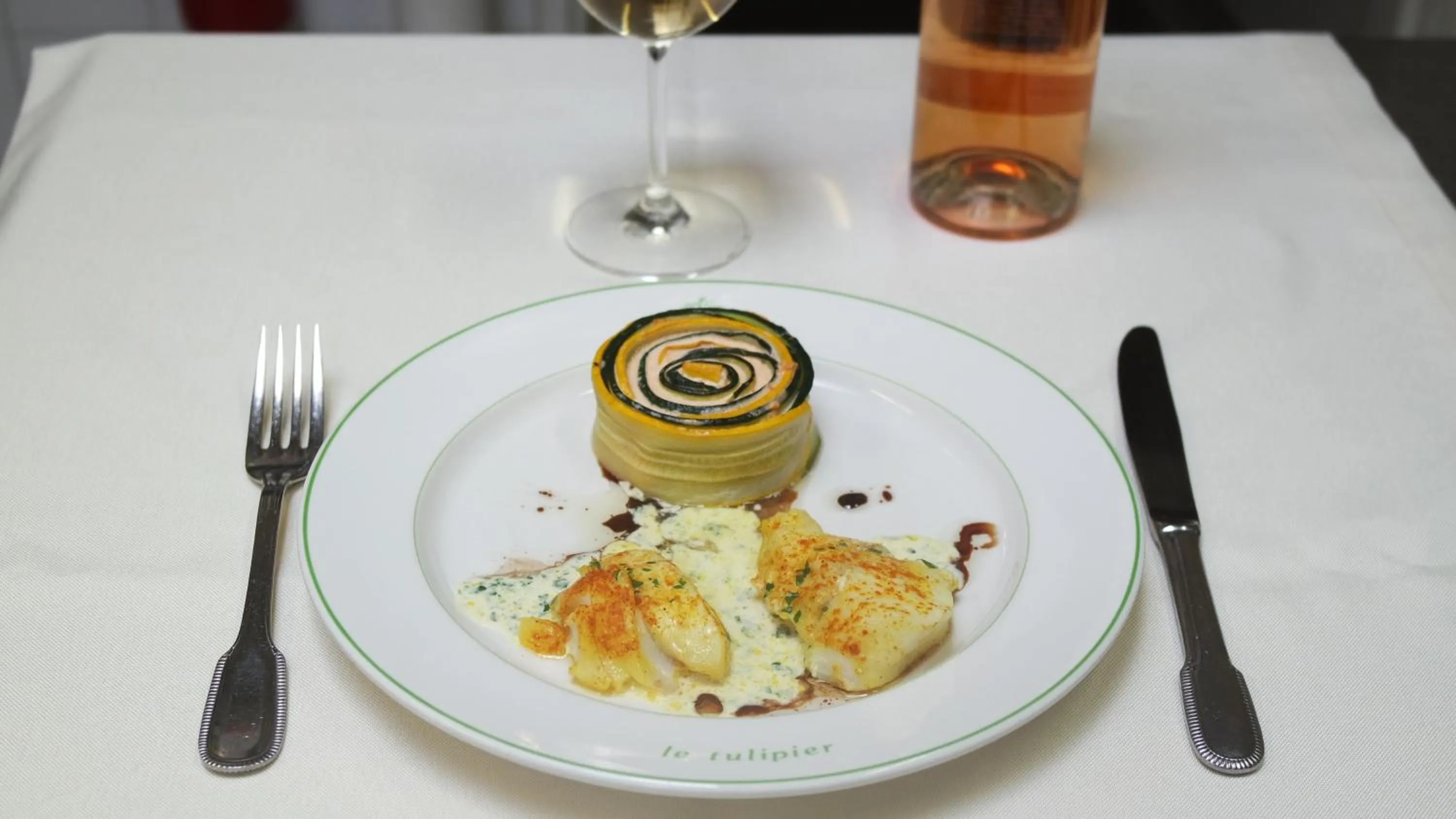 Lunch in Hôtel Le Tulipier