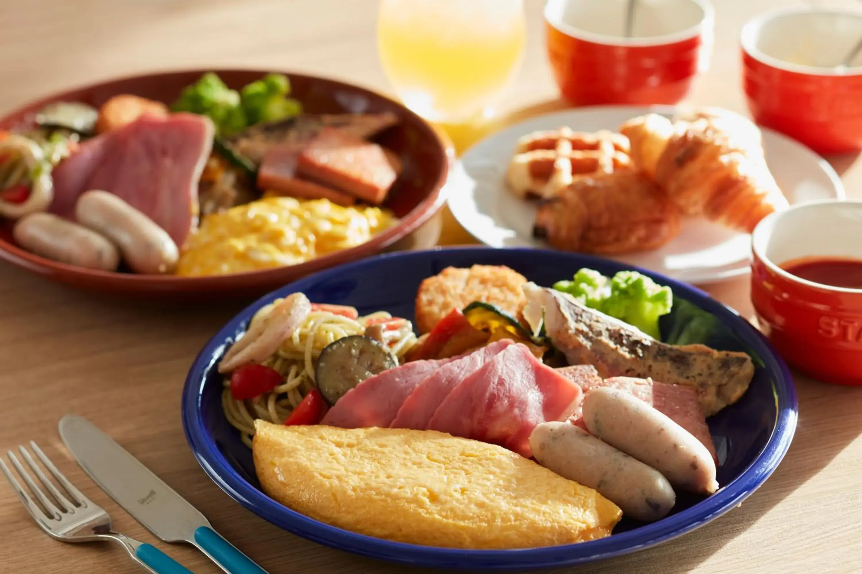 Buffet breakfast in Allamanda Imgya Coral Village Buffet breakfast in Allamanda Imgya Coral Village