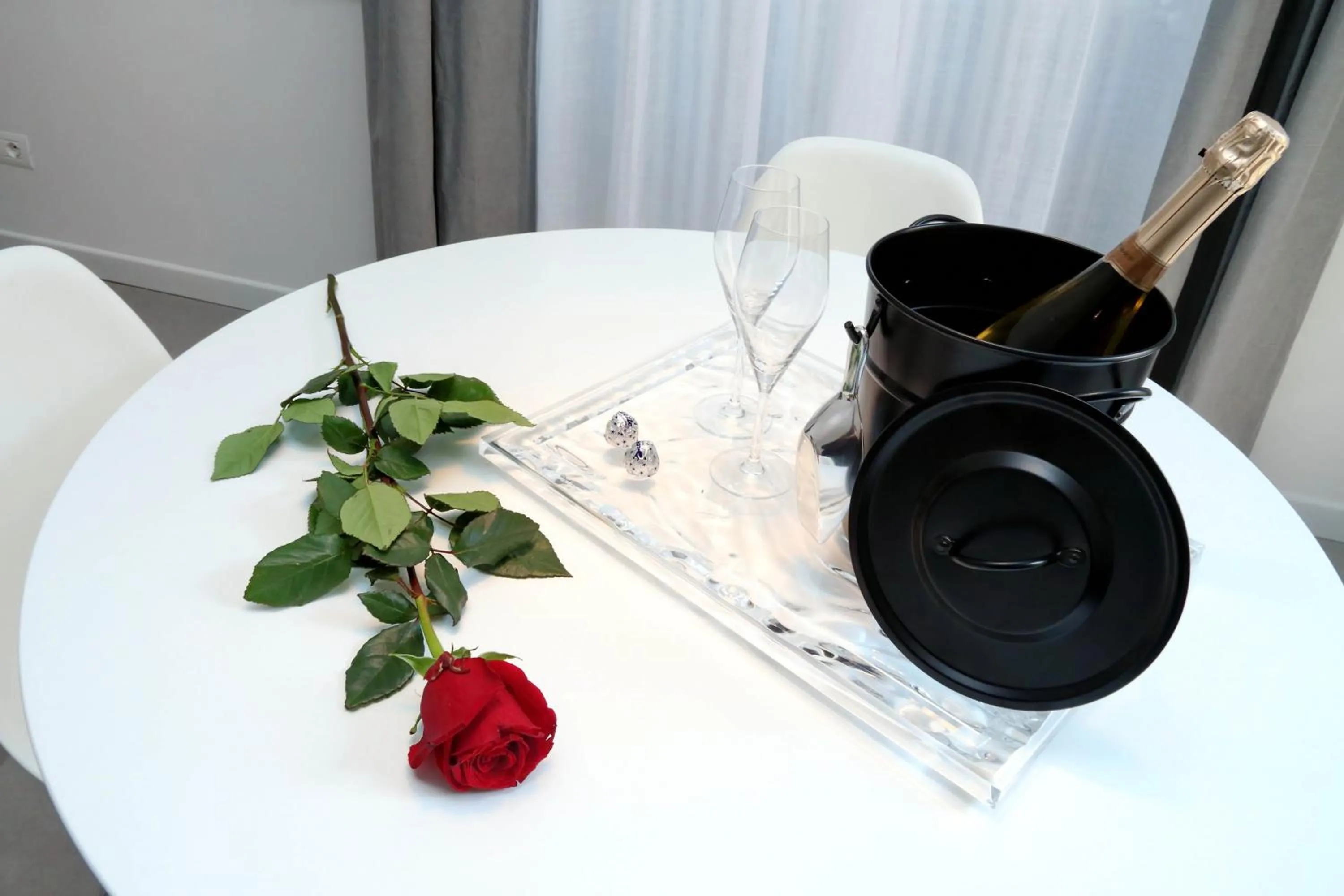 Seating area in Propaganda Suites