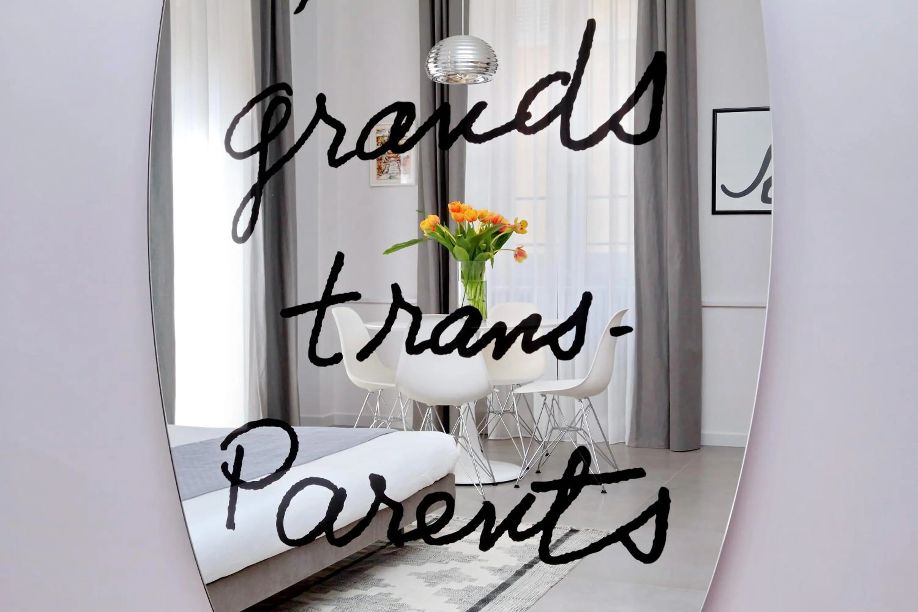 Dining area in Propaganda Suites