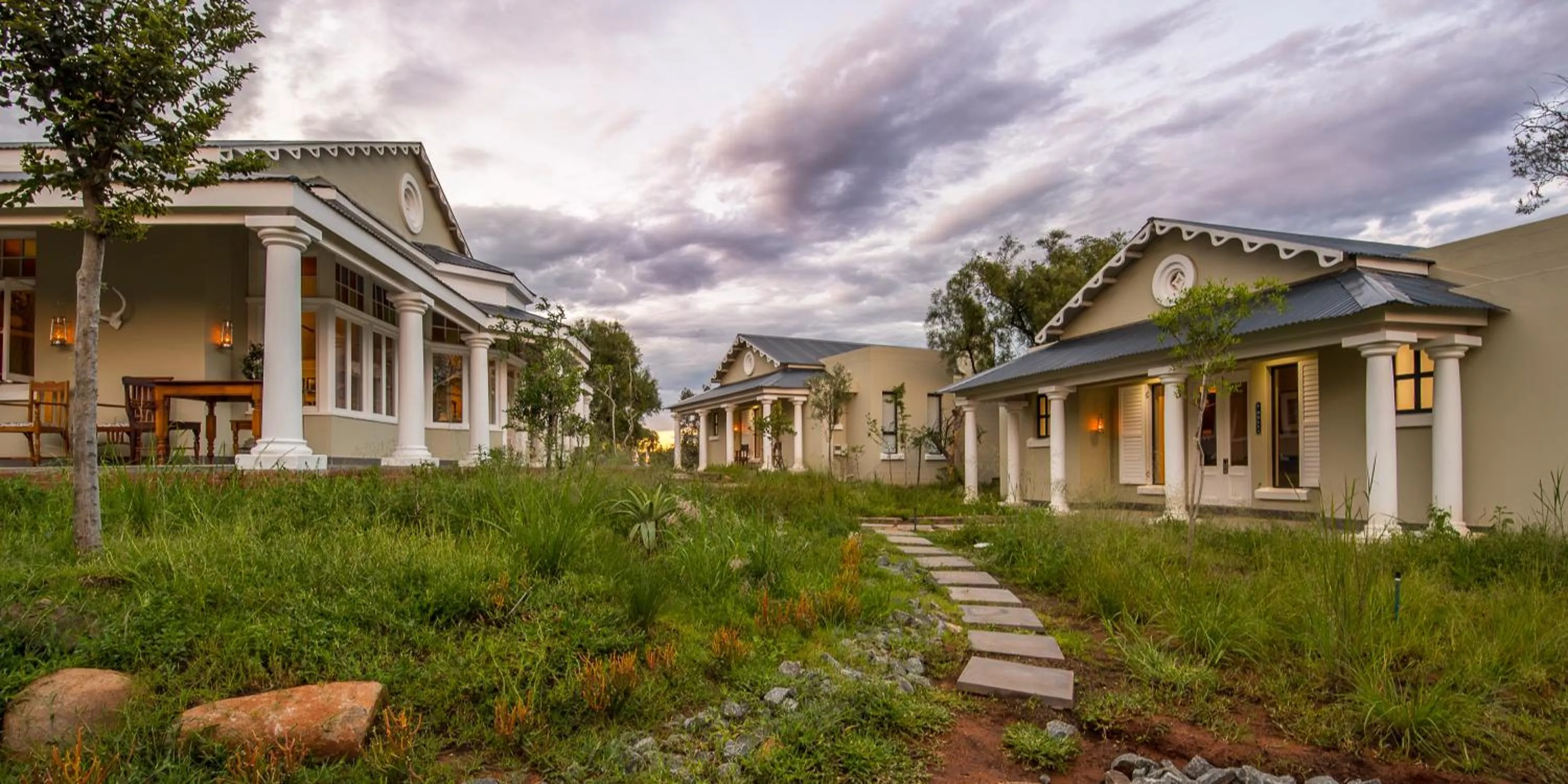 Garden in The Royal Fischer Hotel