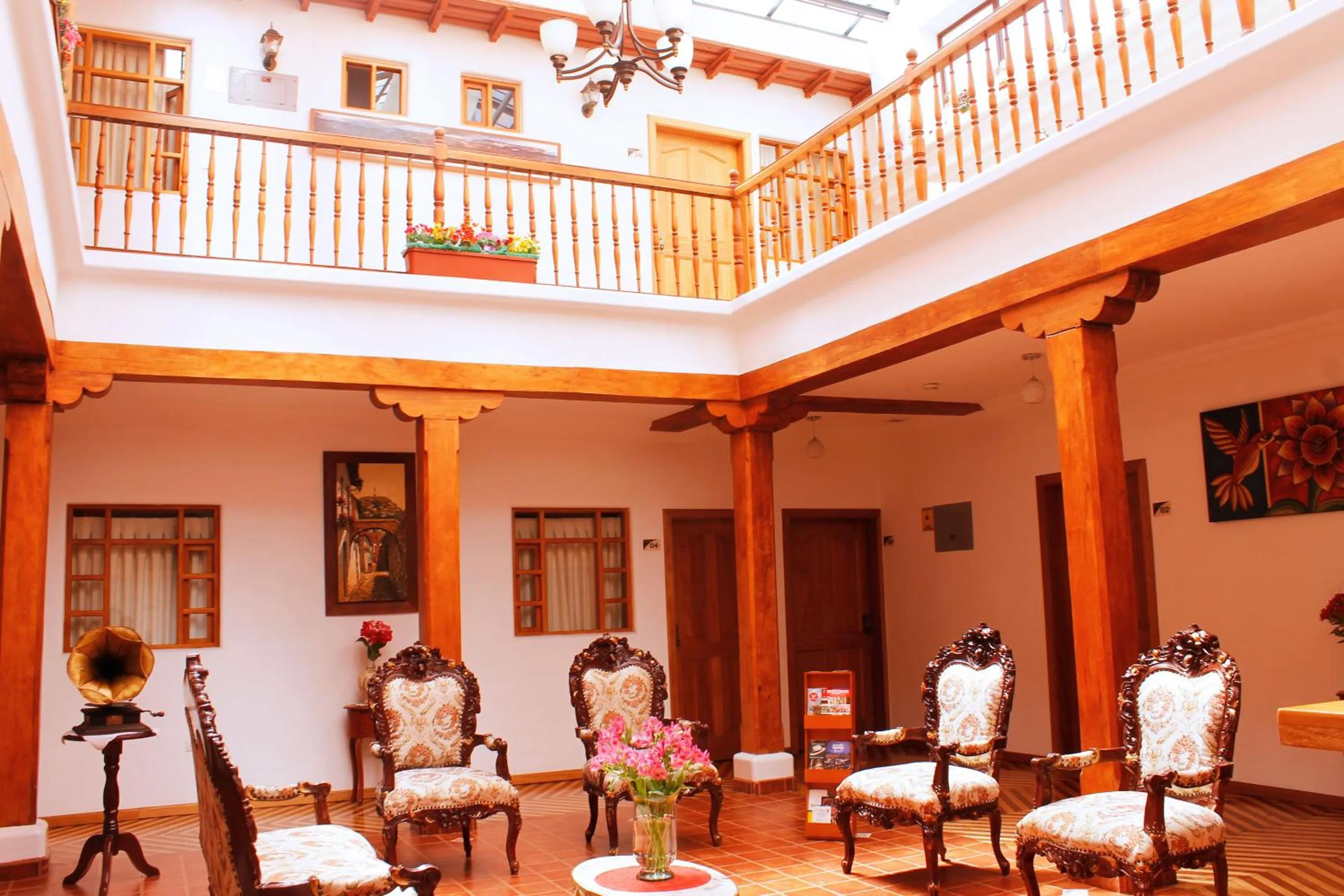Patio in Casa Hotel Las Plazas