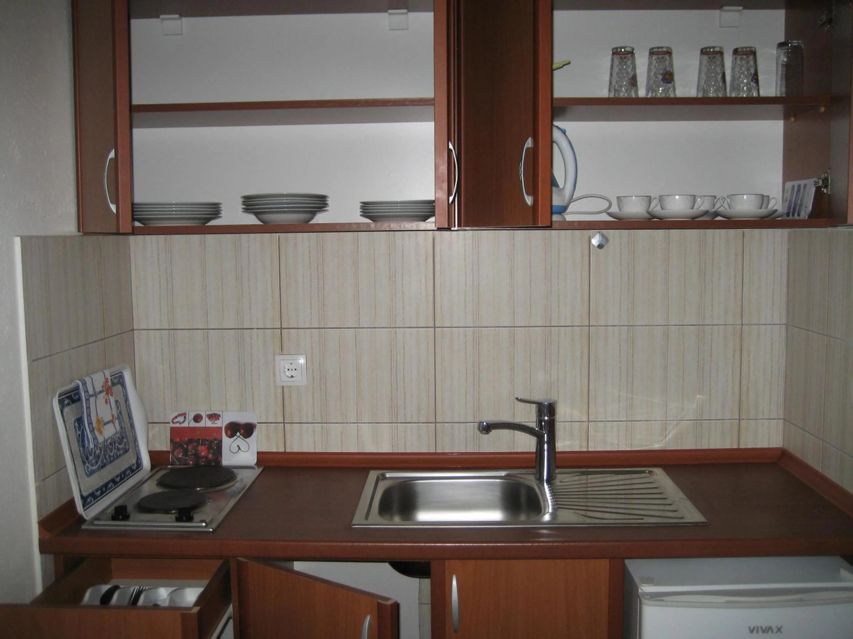 Kitchen or kitchenette in Guest House Vila Mimoza
