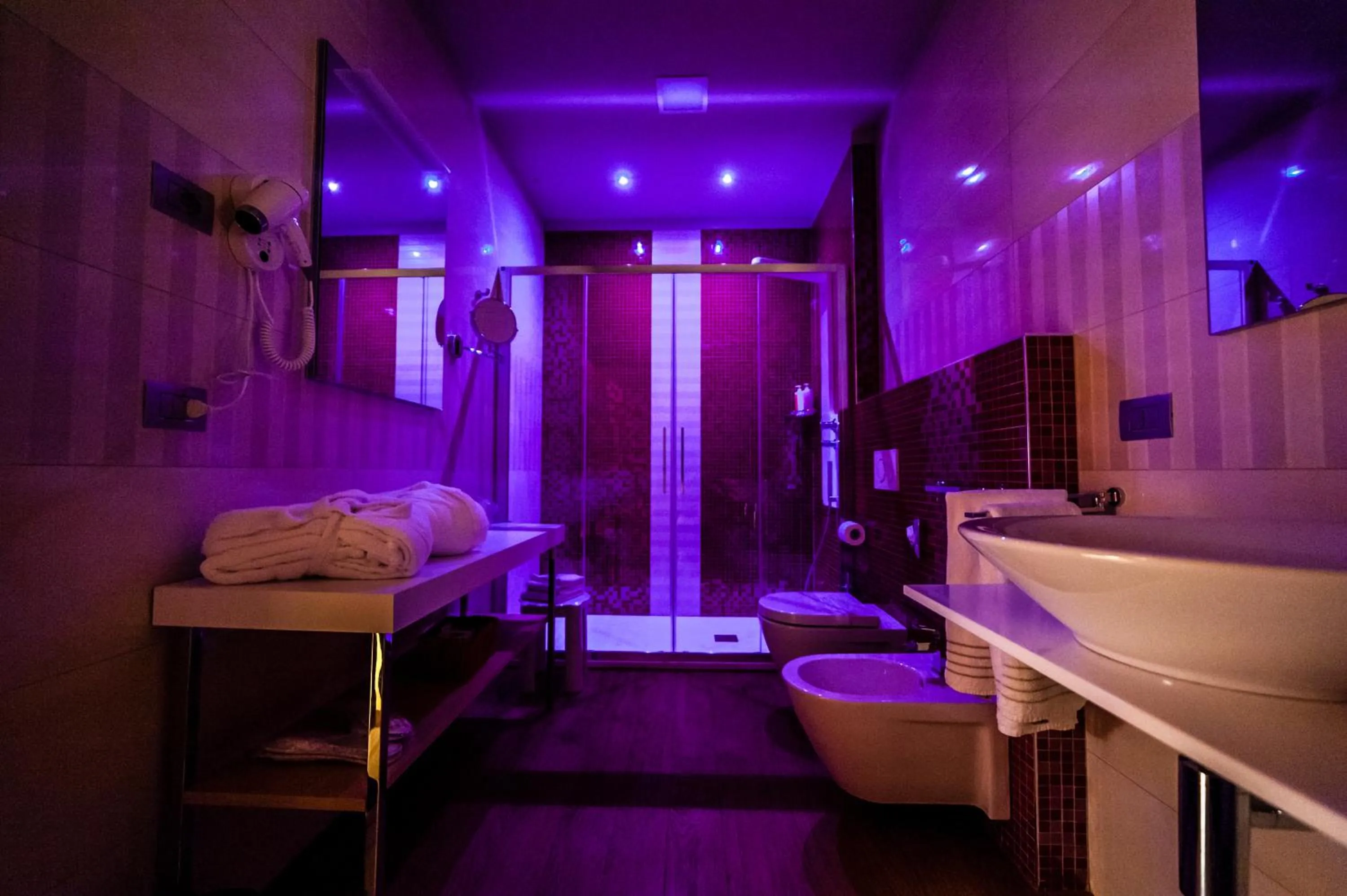 Shower in Hotel Terre Dei Salici