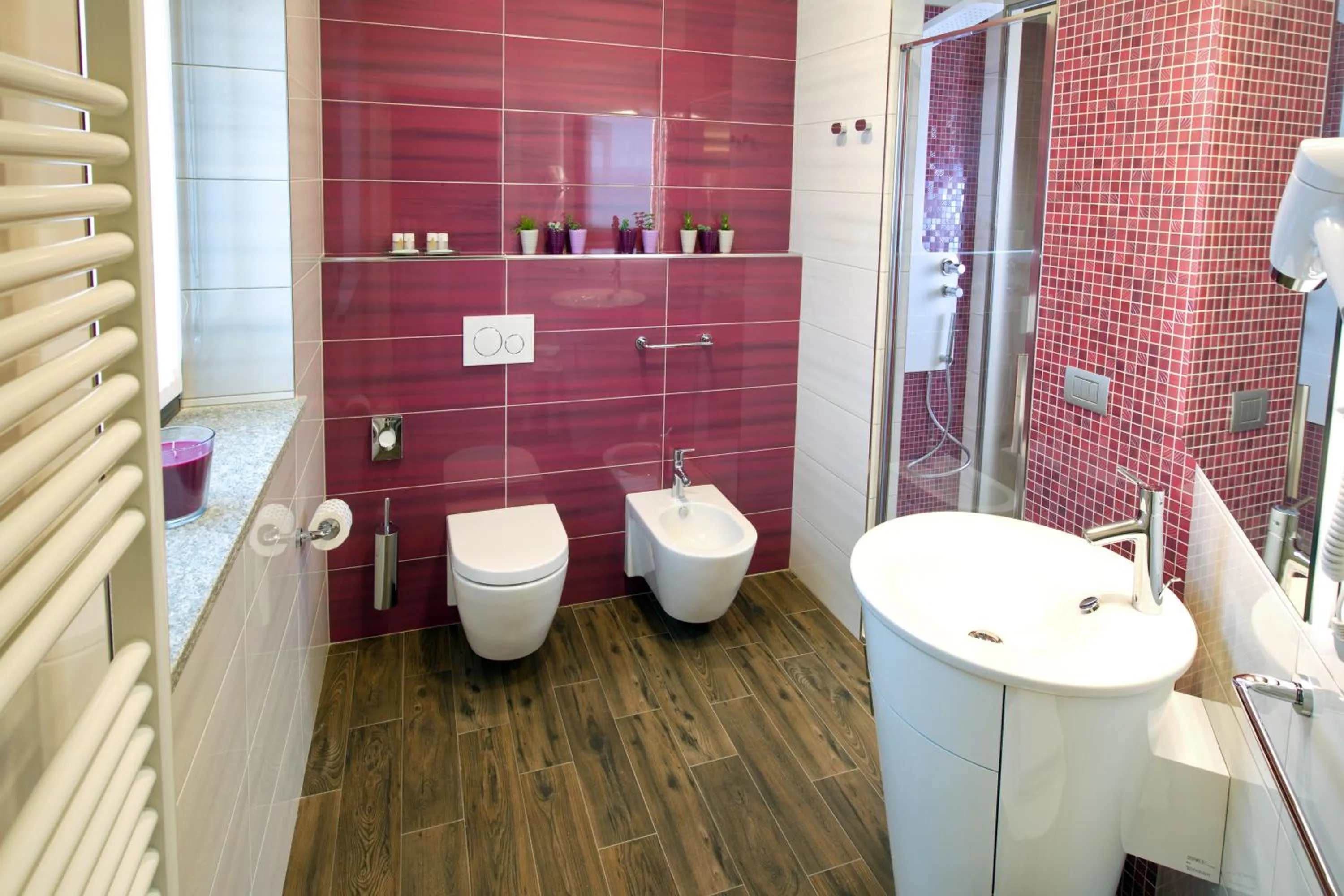 Shower in Hotel Terre Dei Salici