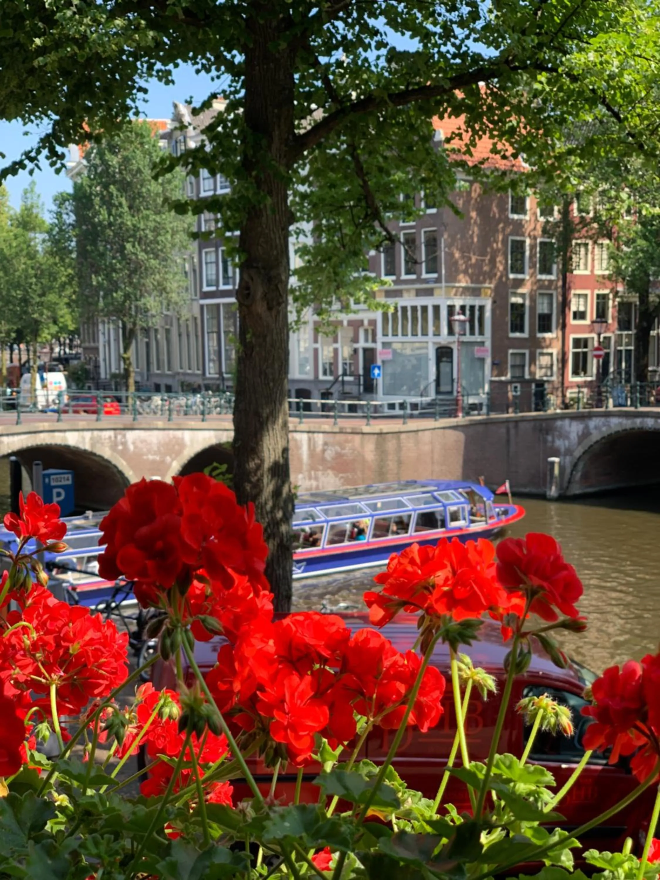 City view in Keizershouse Amsterdam