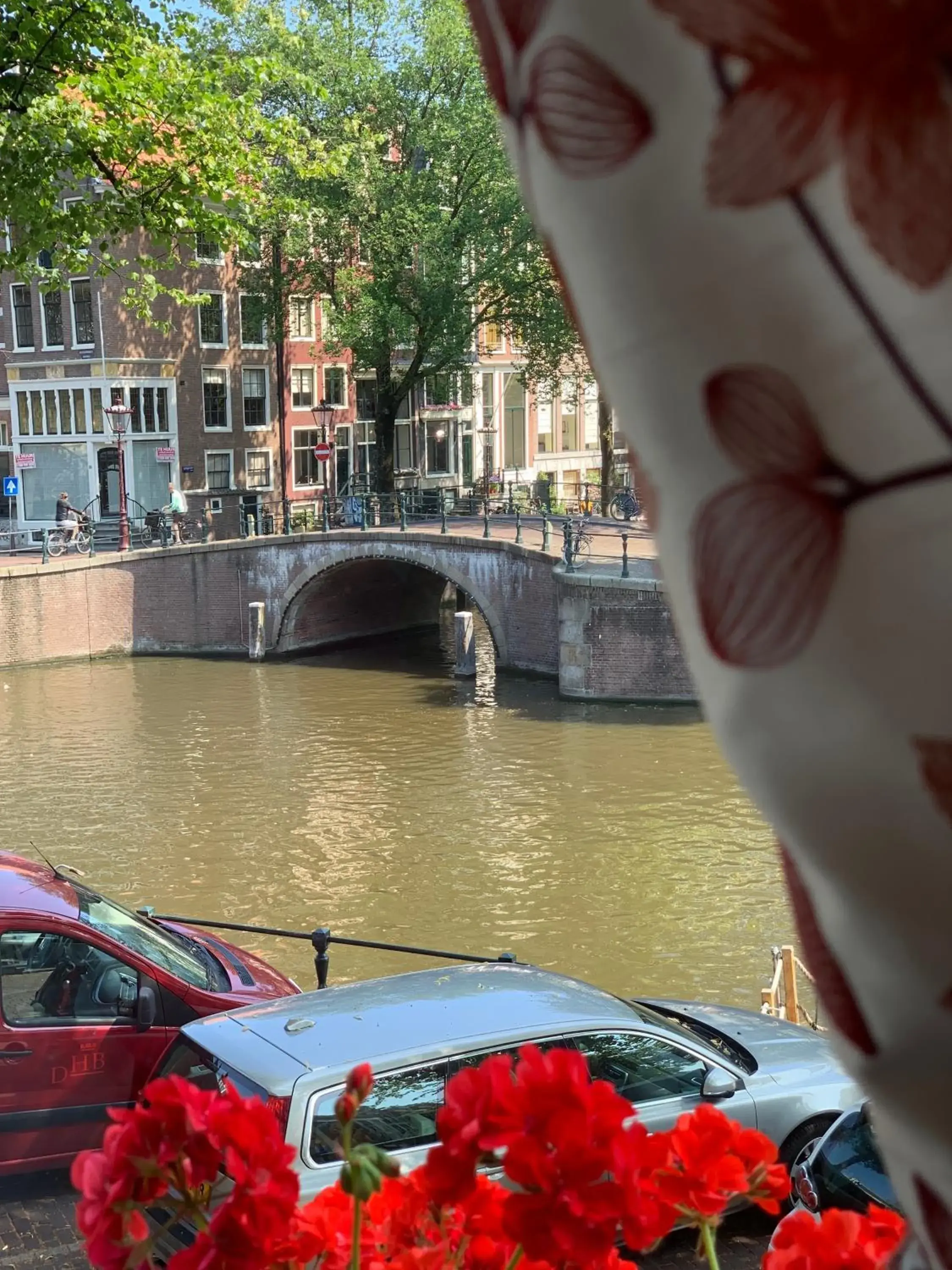 City view in Keizershouse Amsterdam City view in Keizershouse Amsterdam